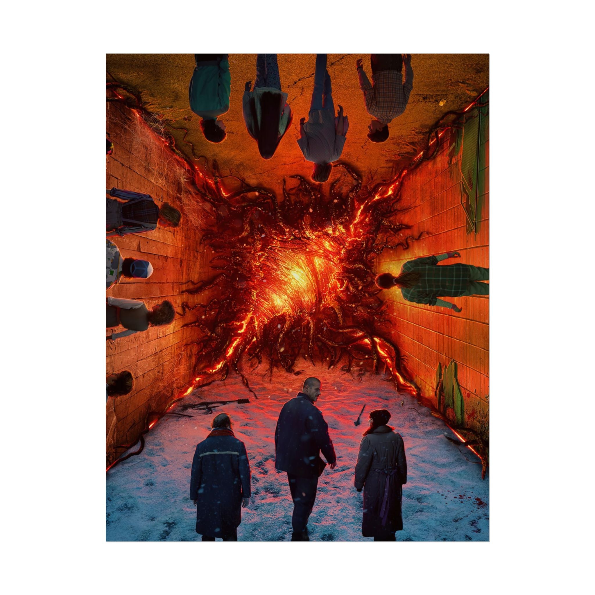 Stranger Things Upside-Down Portal Art Print