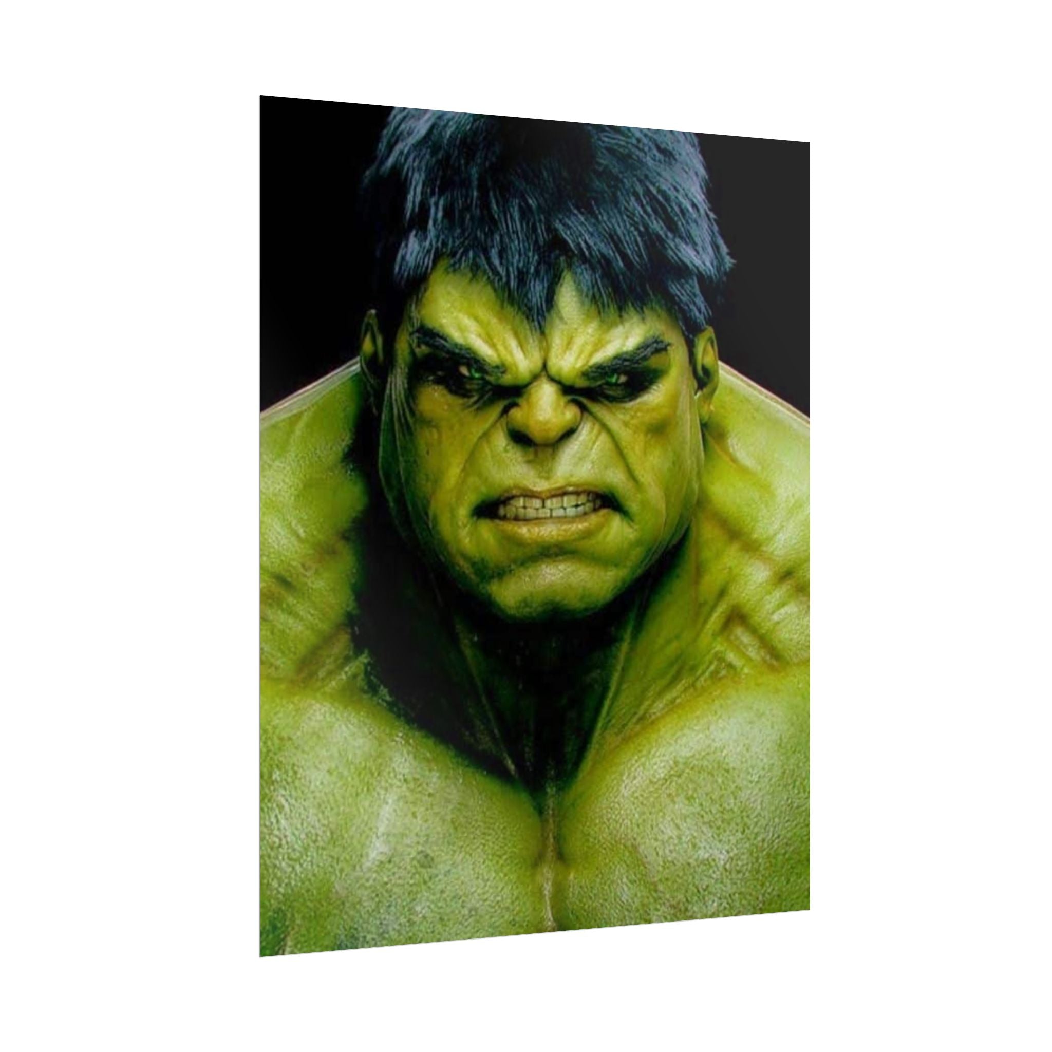 Hulk Lightning Poster — Marvel Vibrant Superhero Wall Art (Rolled Poster)