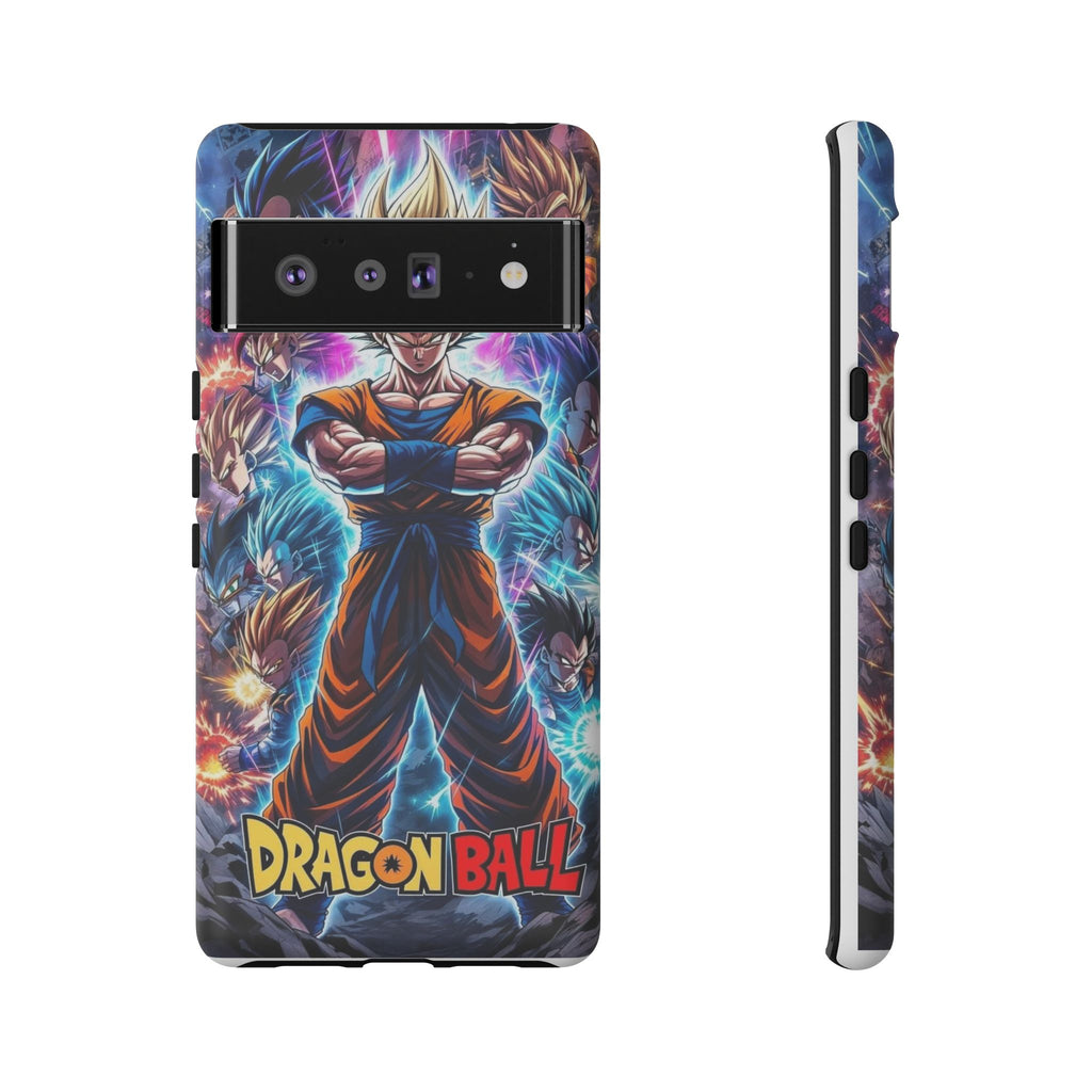 Dragon Ball Super Saiyan Phone Case — Goku Anime Tough Case