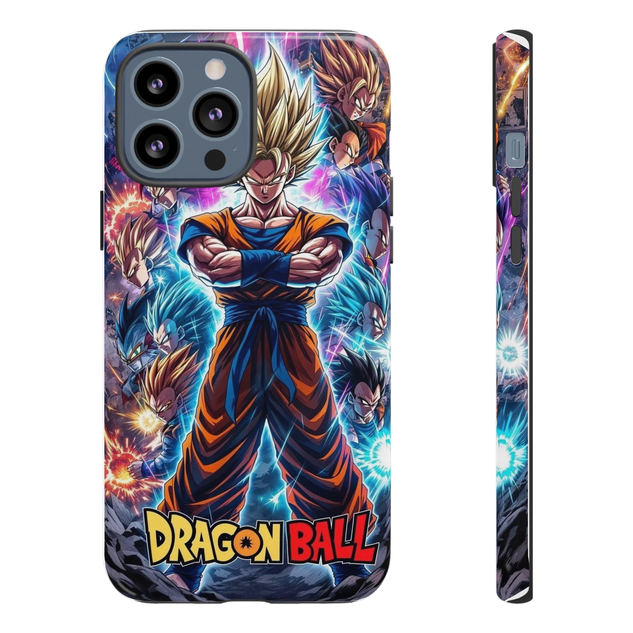 Dragon Ball Super Saiyan Phone Case — Goku Anime Tough Case