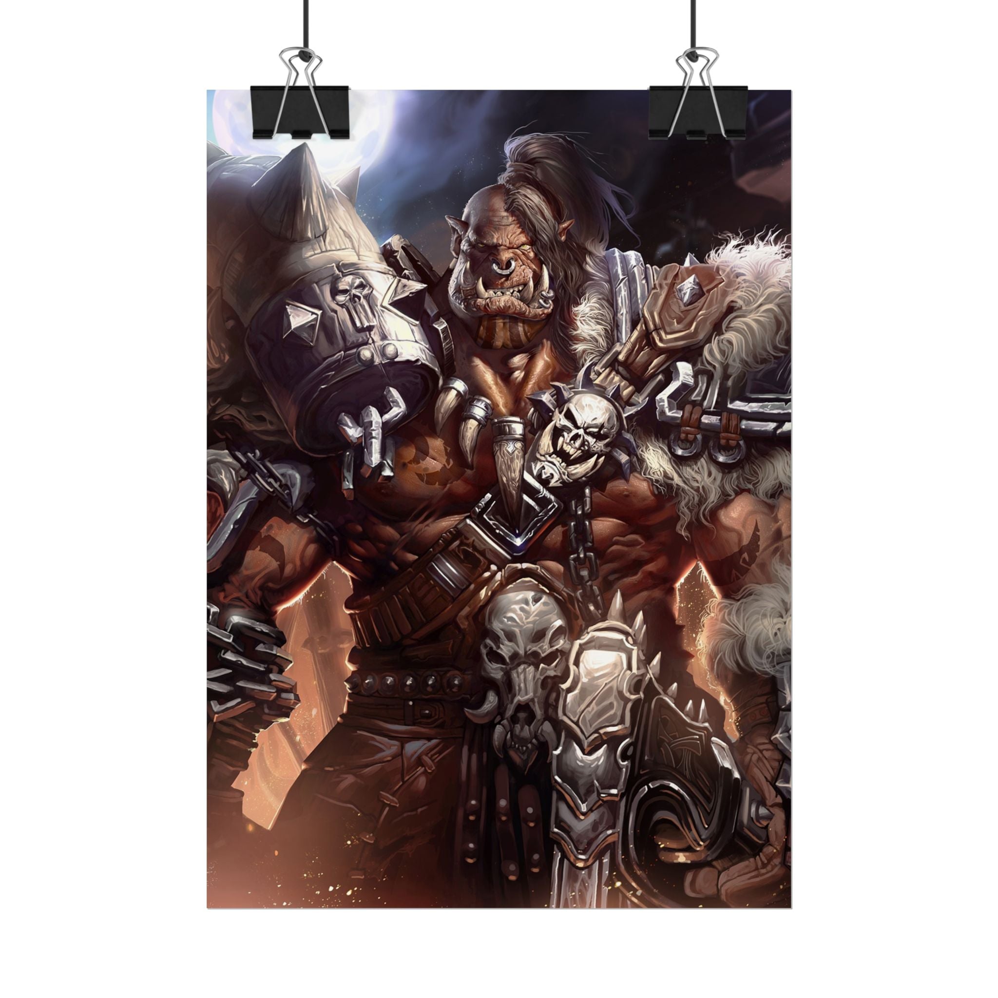 Garrosh Hellscream Fantasy Art Print - World of Warcraft