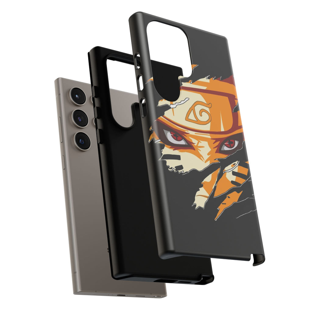 Anime Ninja Phone Case — Intense Shredded Mask Design (Tough Cases)