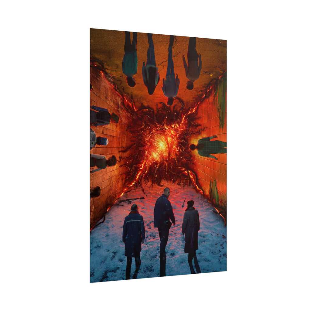 Stranger Things Upside-Down Portal Art Print