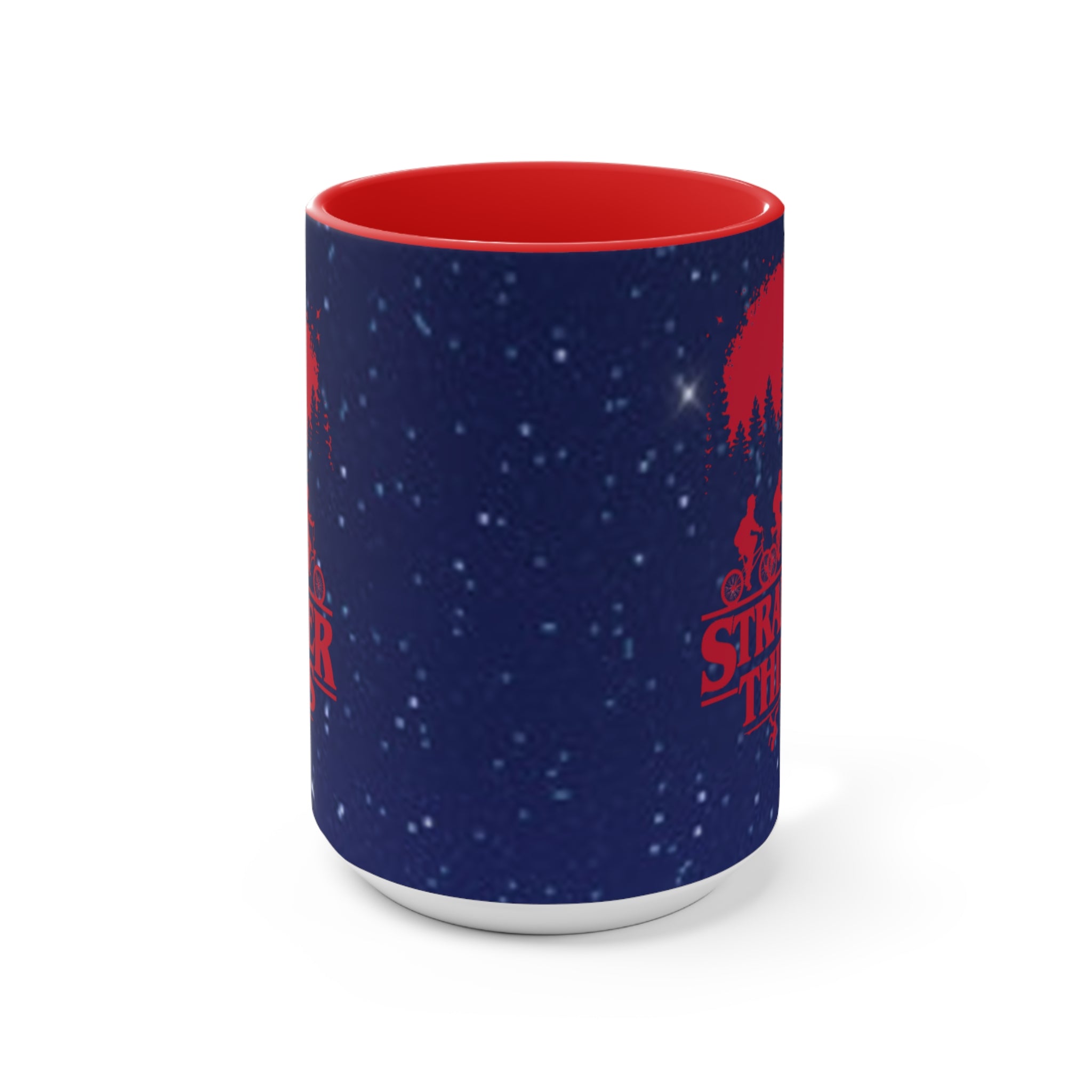 Stranger Things Accent Mug — Retro 80s Sci‑Fi Night Sky Design Demigorgon - Limited Edition
