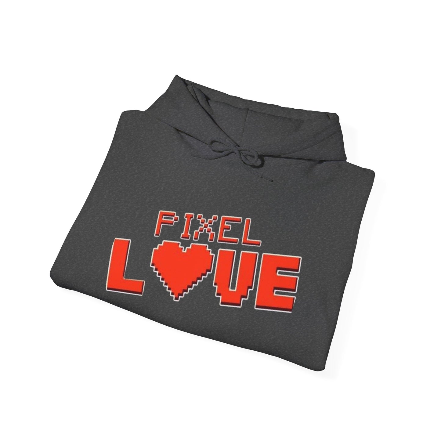 Pixel Love Hoodie – Retro 8-Bit Herz Gamer Valentinstags-Sweatshirt