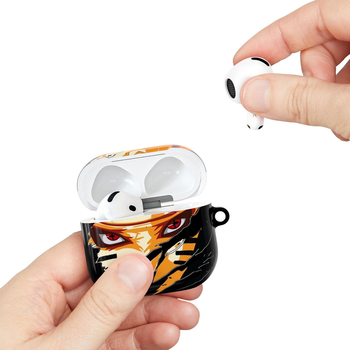 Naruto Eye AirPods Hülle – Anime Schutzhülle für Ladecase