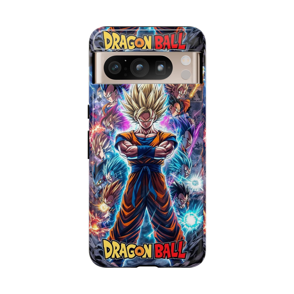 Dragon Ball Super Saiyan Phone Case — Goku Anime Tough Case