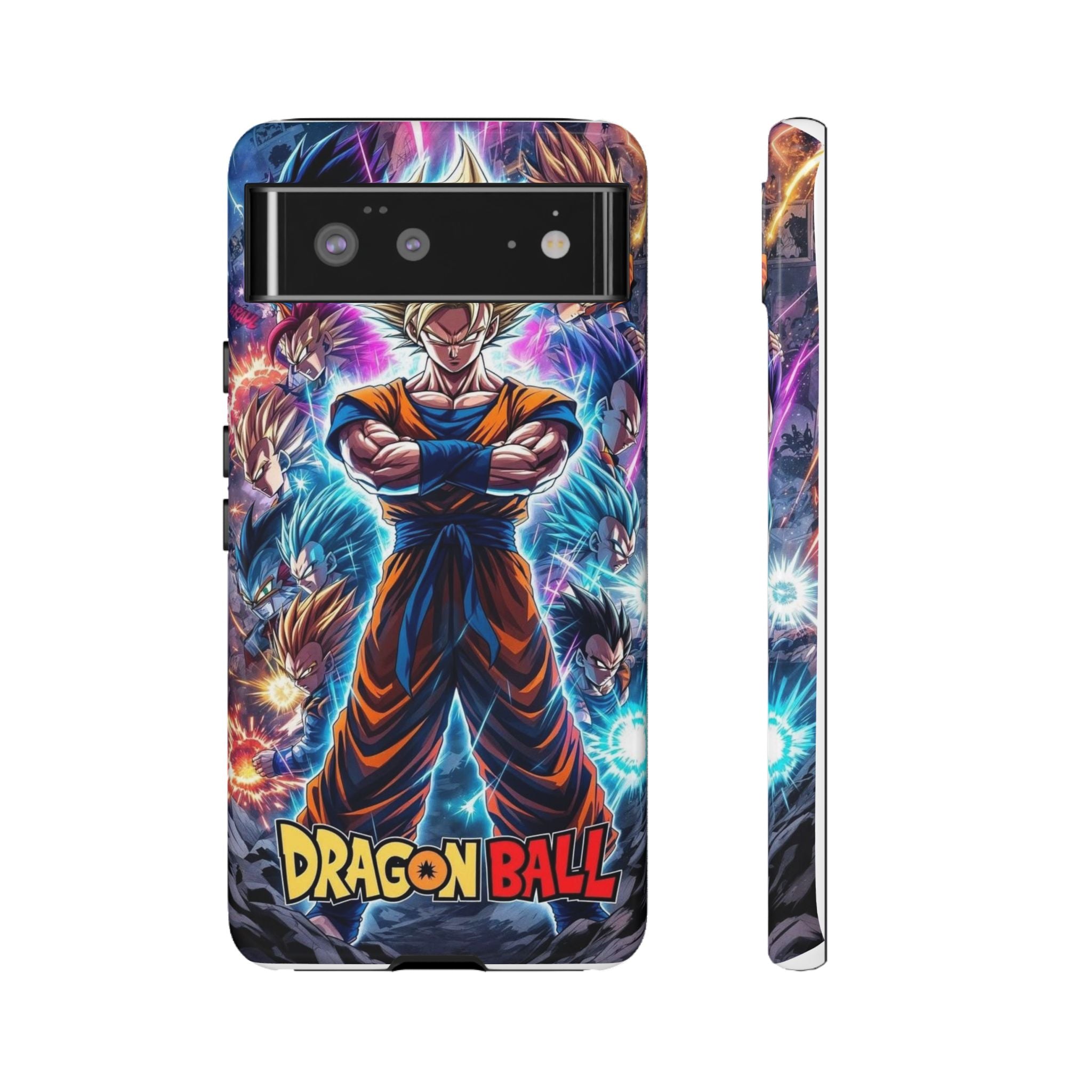Dragon Ball Super Saiyan Phone Case — Goku Anime Tough Case