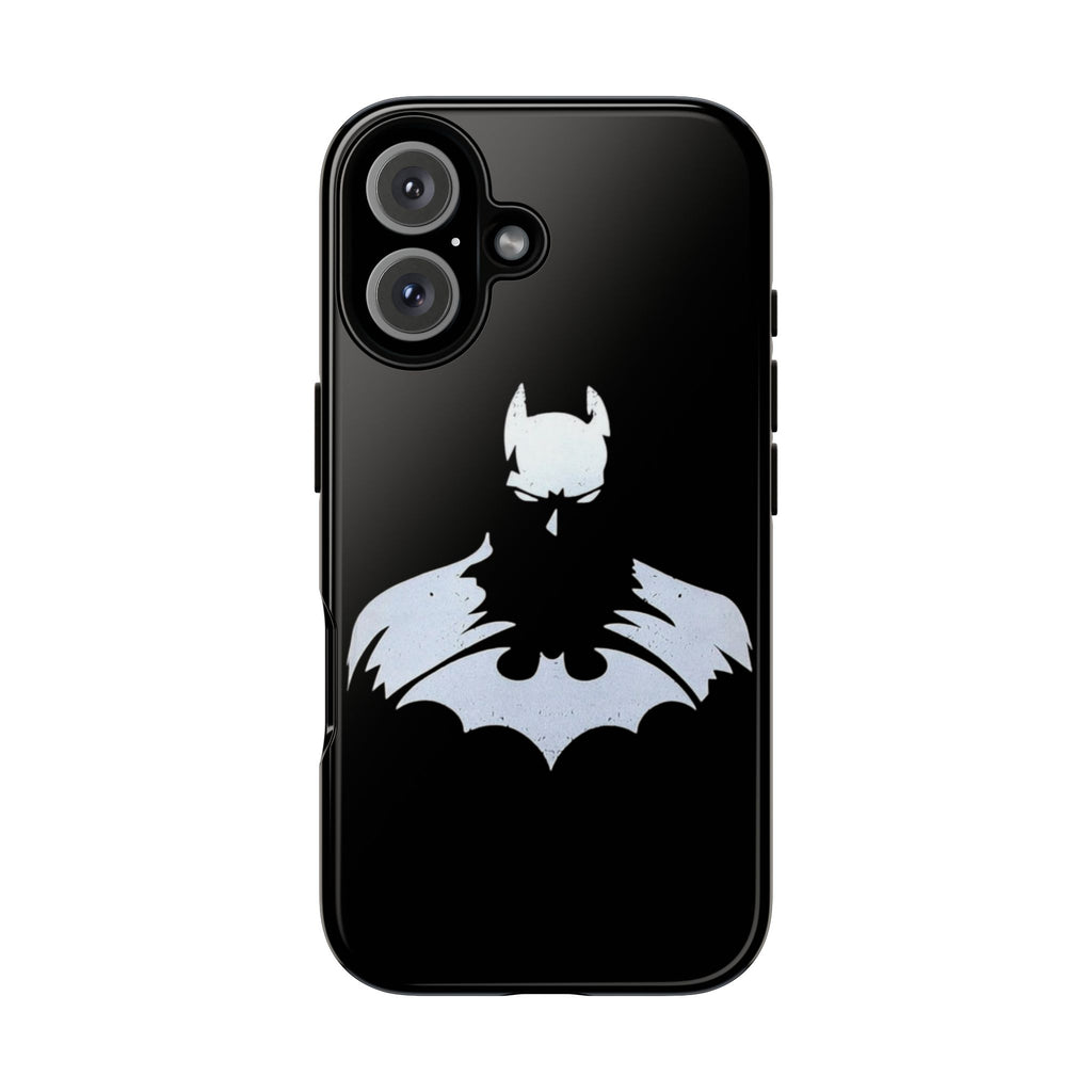 Batman Silhouette Tough Phone Case — Dark Knight Black Protective Cover