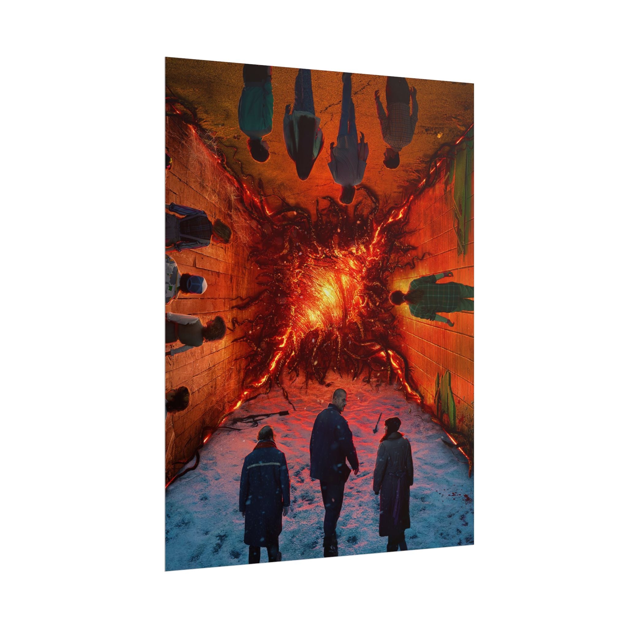 Stranger Things Upside-Down Portal Art Print
