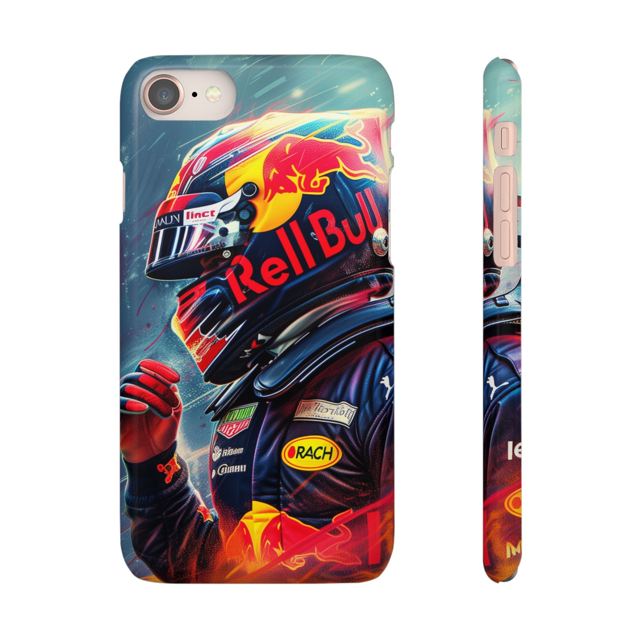 Red Bull Snap Cases, Custom Phone Cover, Sports Team Accessory, Gift for Fans, Durable Phone Protection