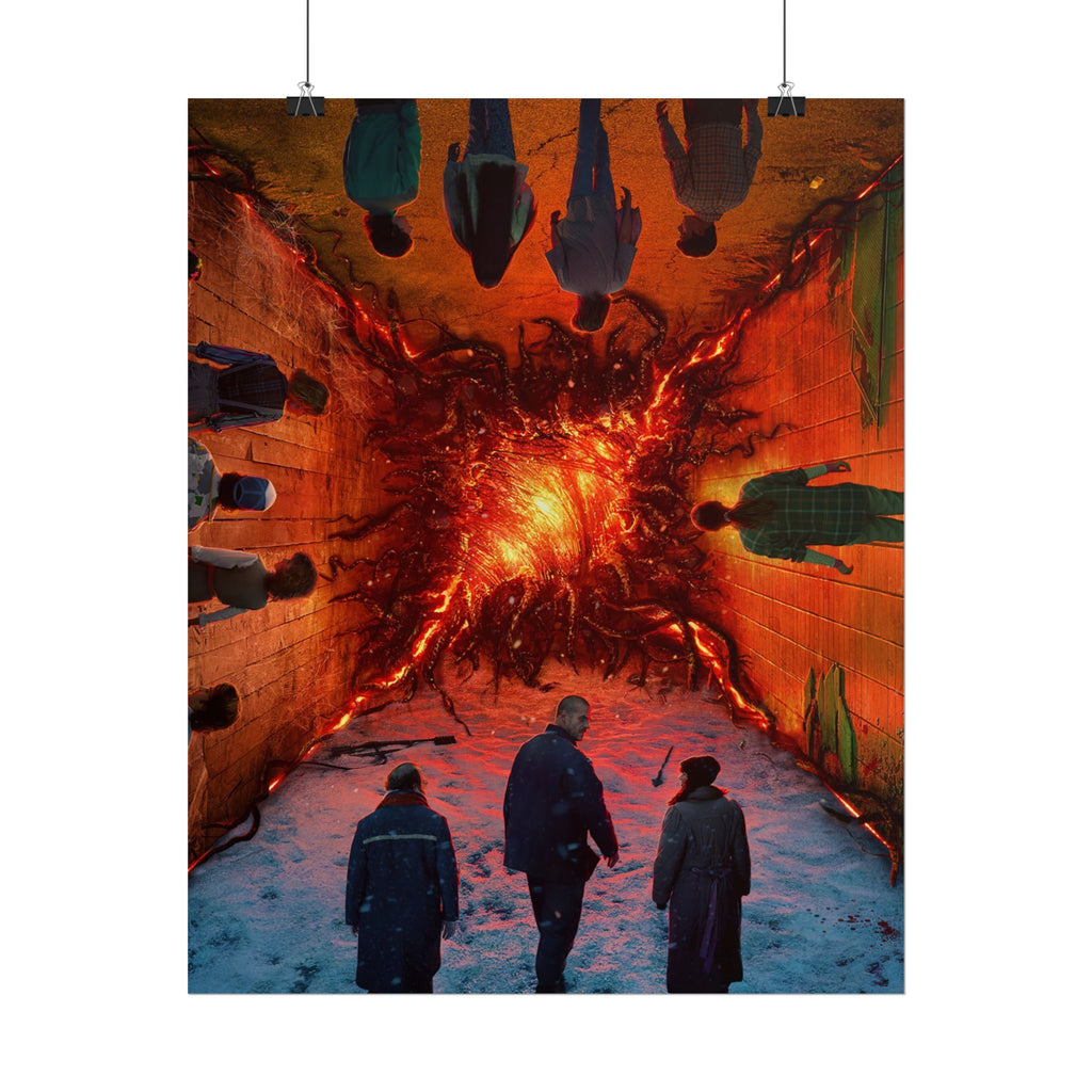 Stranger Things Upside-Down Portal Art Print