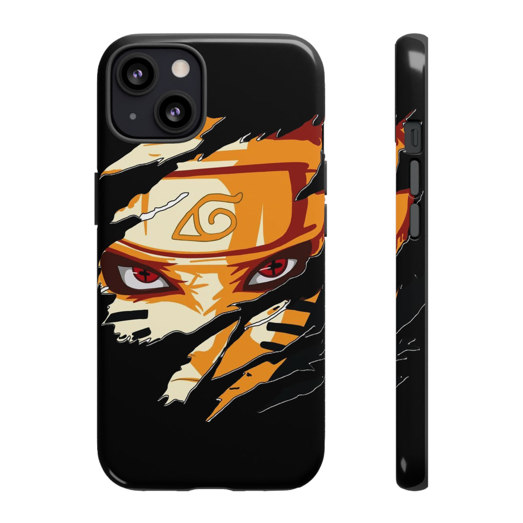 Anime Ninja Phone Case — Intense Shredded Mask Design (Tough Cases)
