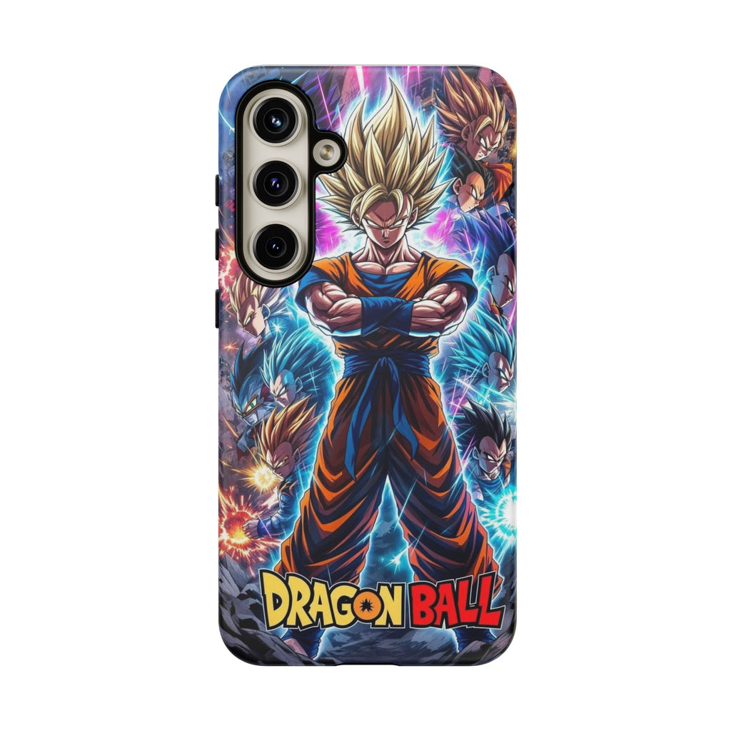 Dragon Ball Super Saiyan Phone Case — Goku Anime Tough Case
