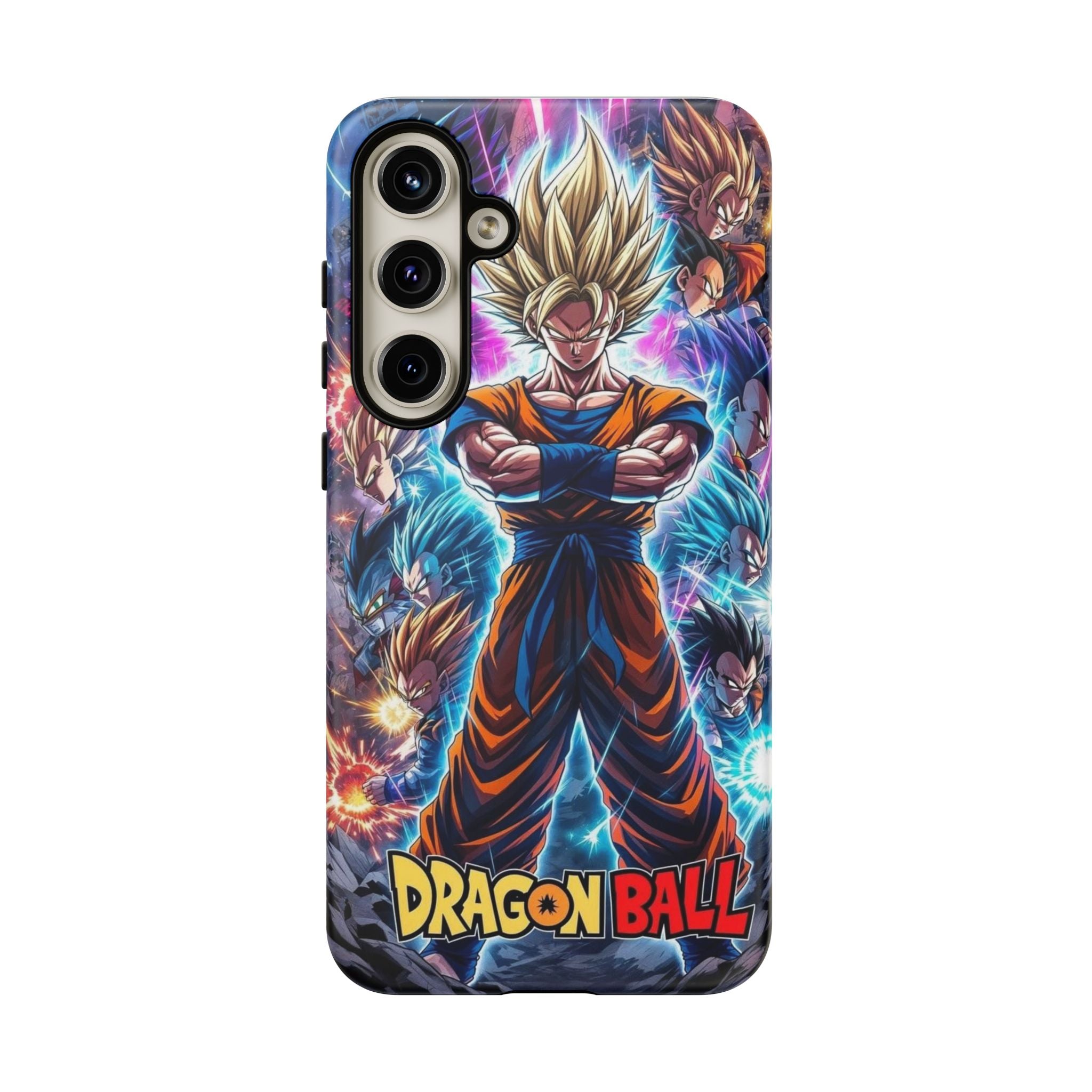 Dragon Ball Super Saiyan Phone Case — Goku Anime Tough Case