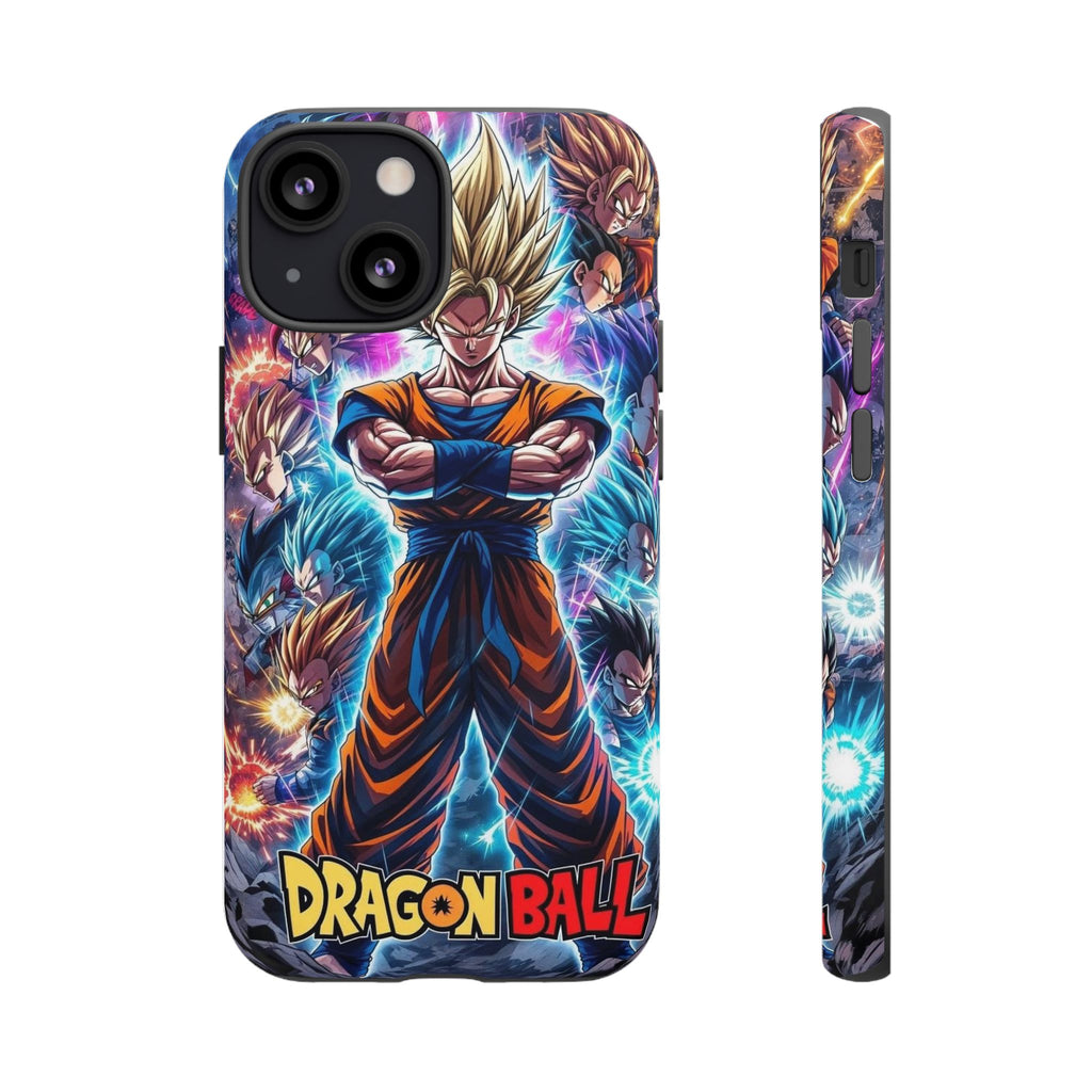 Dragon Ball Super Saiyan Phone Case — Goku Anime Tough Case