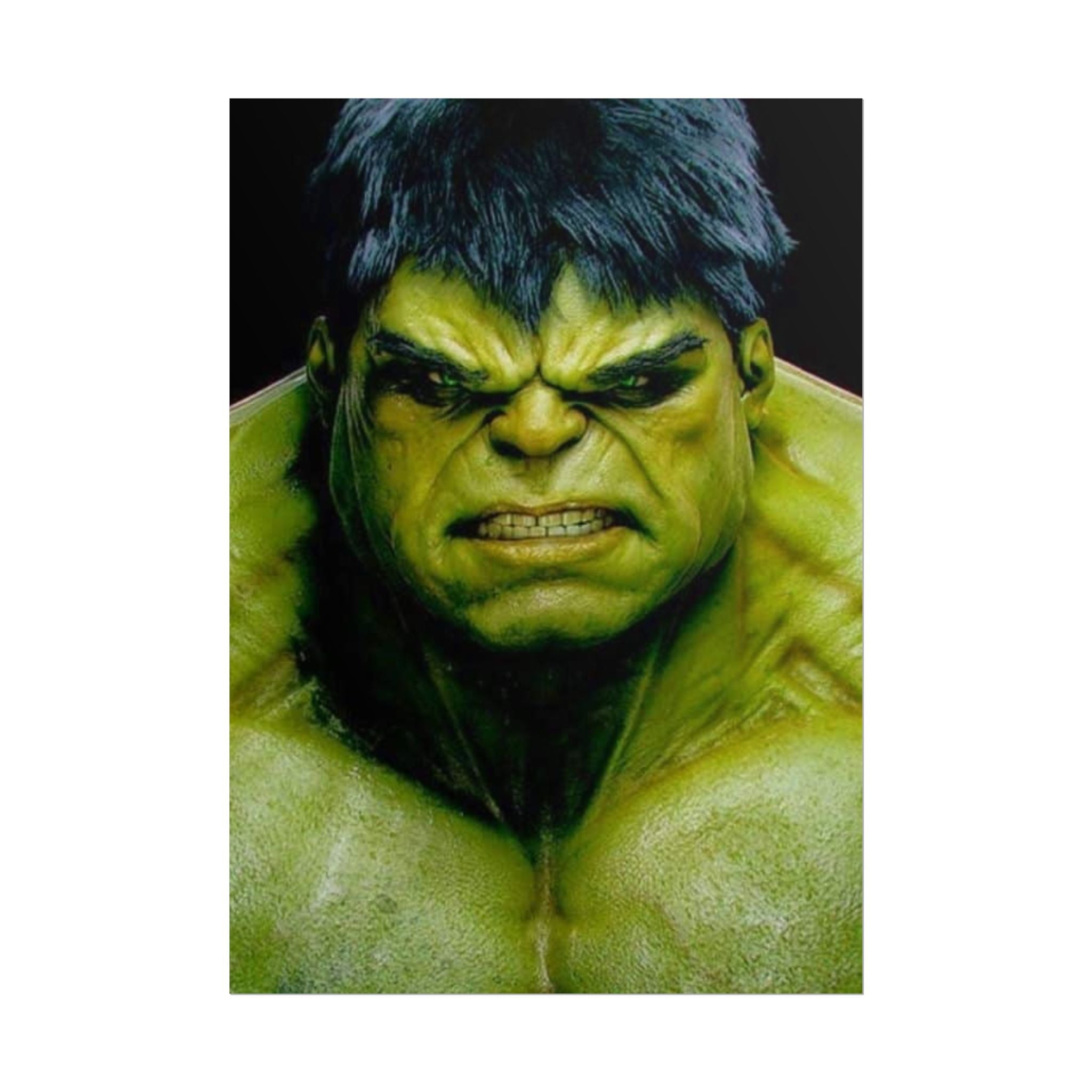 Hulk Lightning Poster — Marvel Vibrant Superhero Wall Art (Rolled Poster)