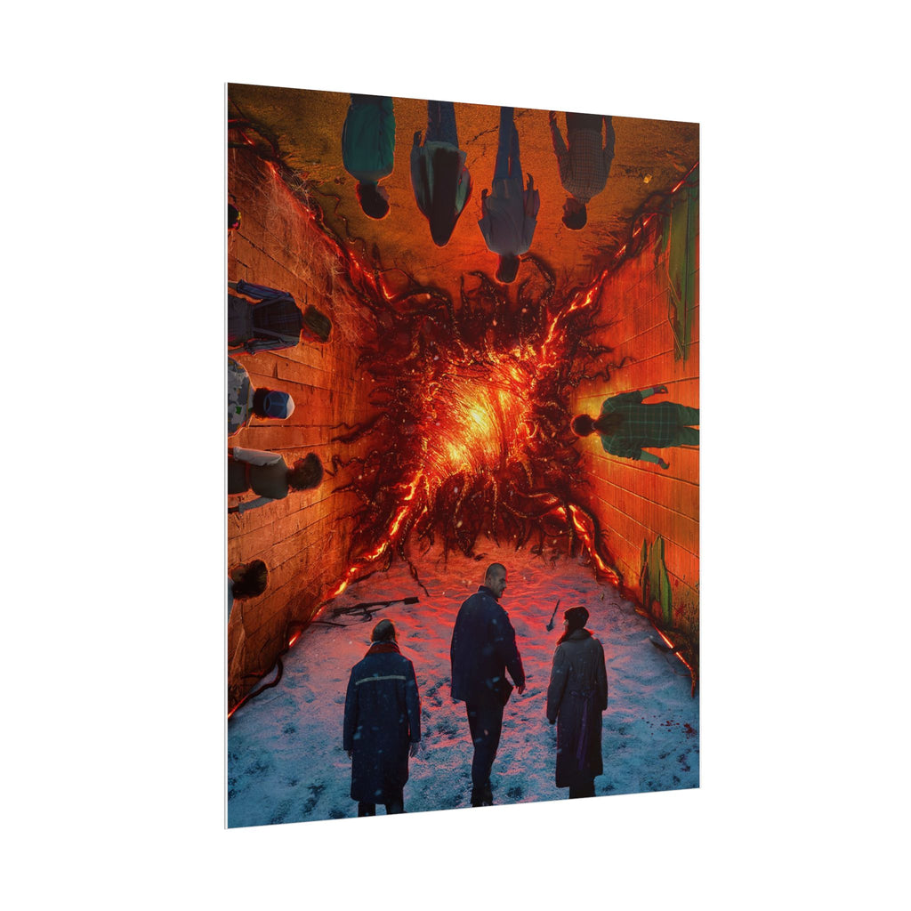Stranger Things Upside-Down Portal Art Print