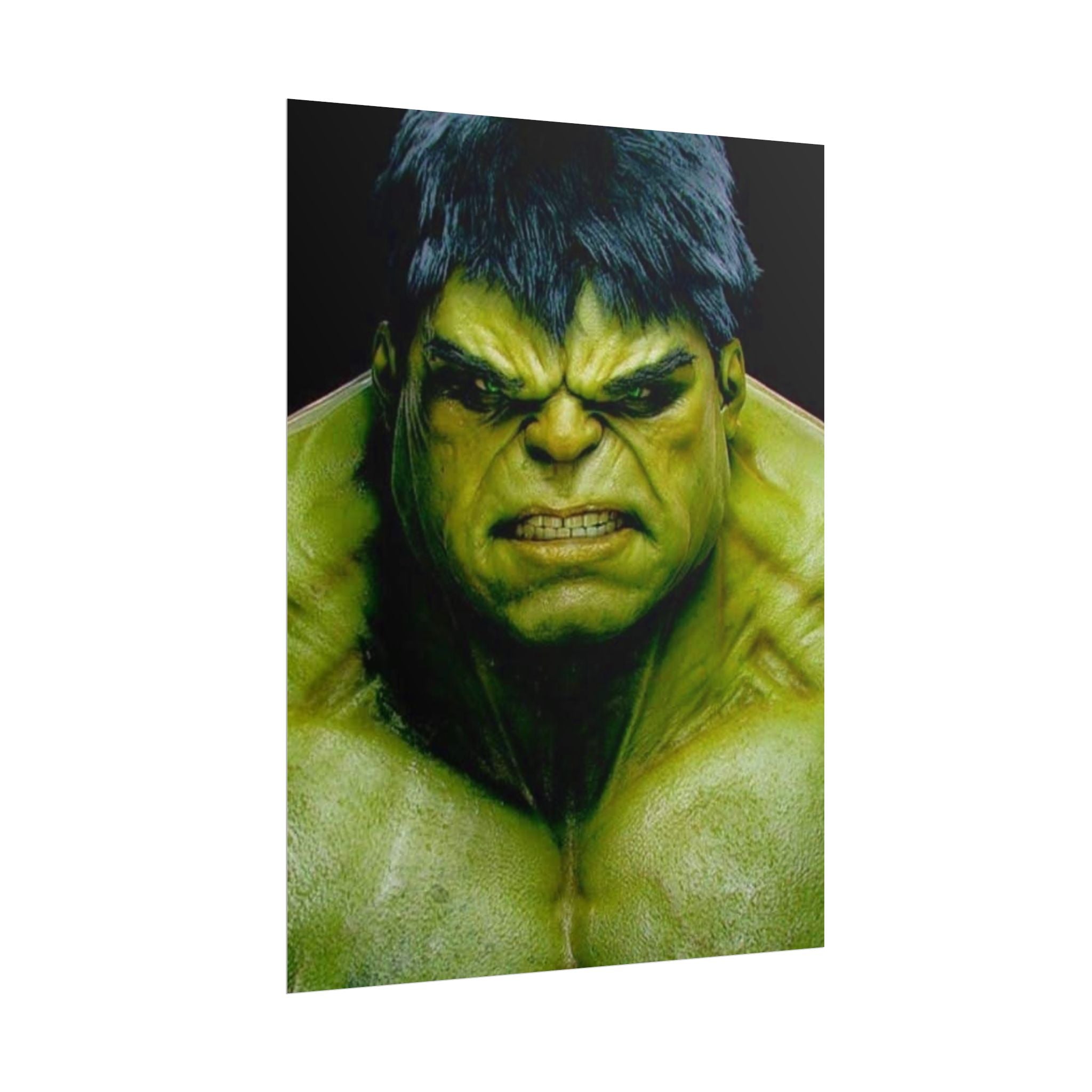 Hulk Lightning Poster — Marvel Vibrant Superhero Wall Art (Rolled Poster)