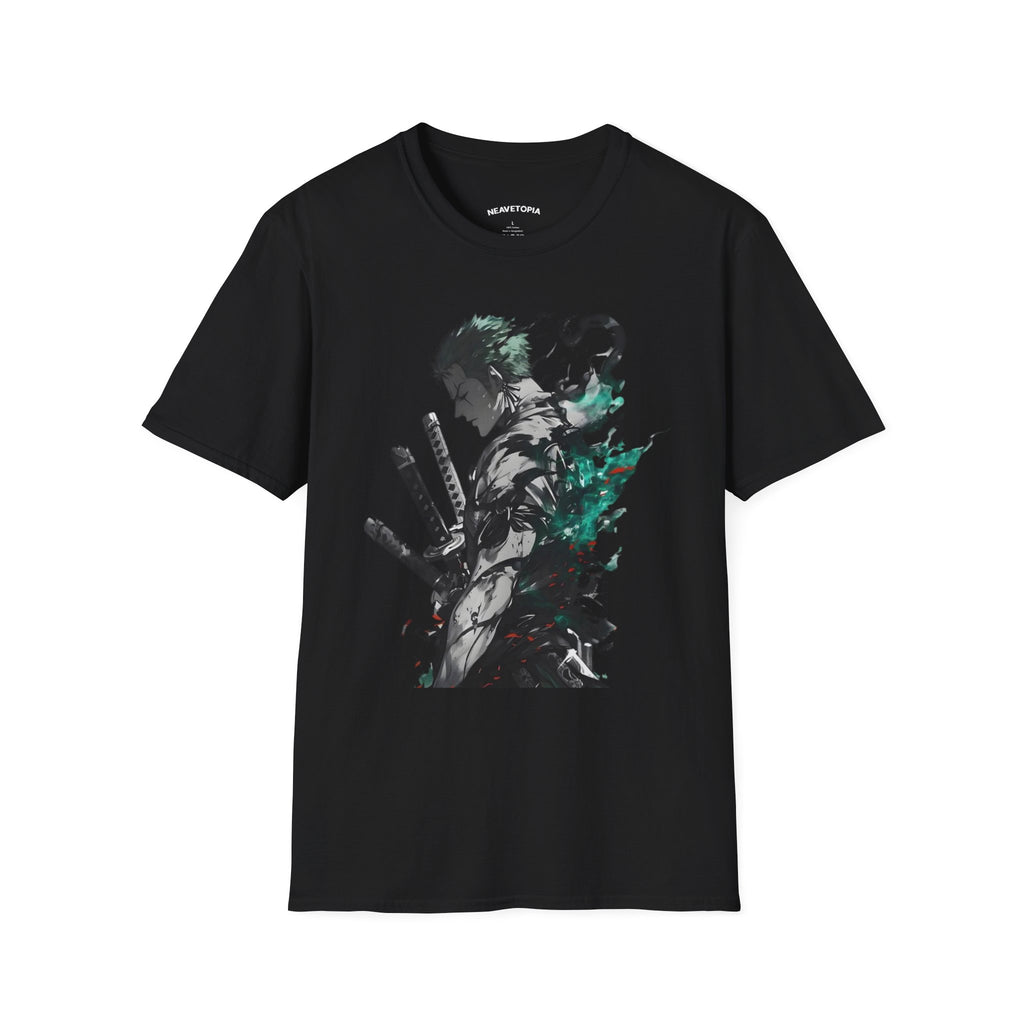 One Piece Zoro  Graffiti Portrait T-Shirt |  Street Art Style