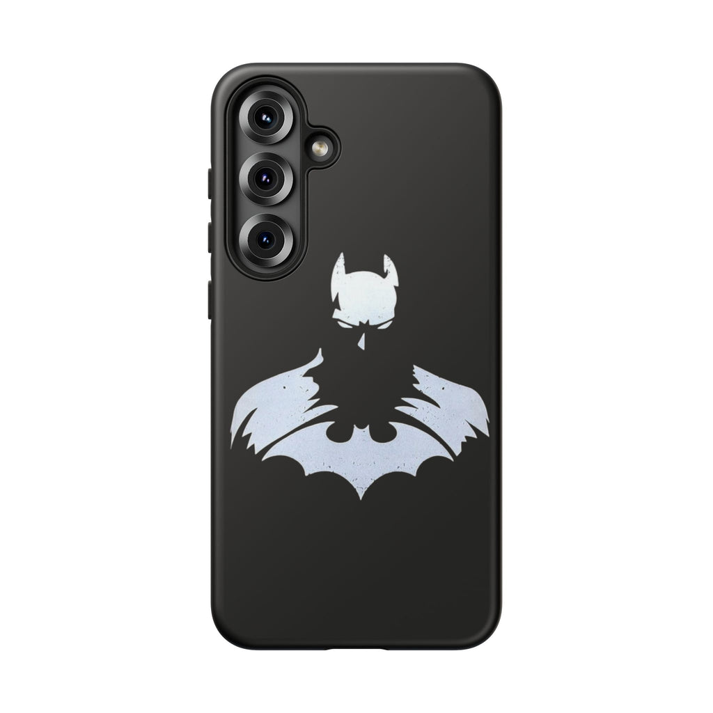 Batman Silhouette Tough Phone Case — Dark Knight Black Protective Cover