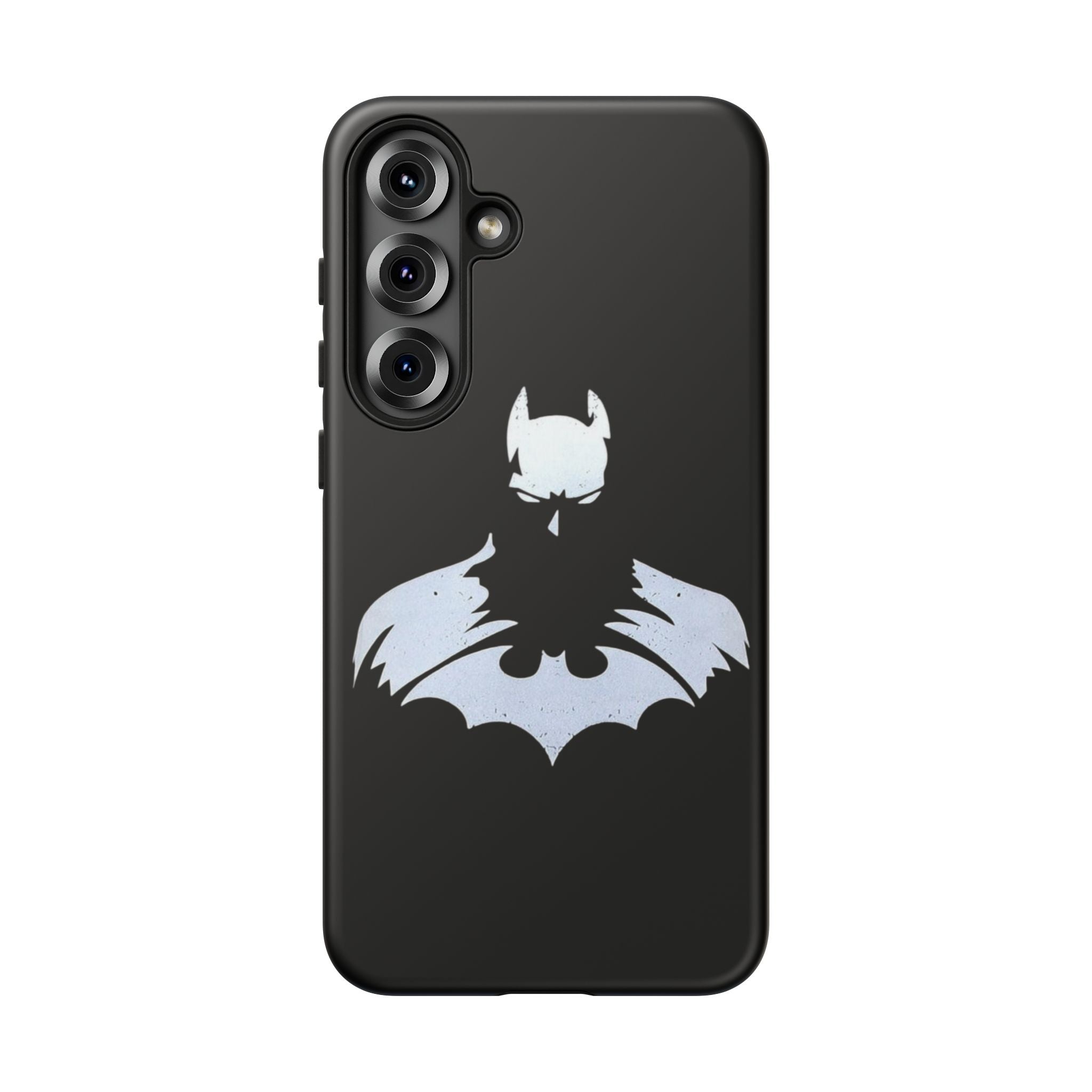 Batman Silhouette Tough Phone Case — Dark Knight Black Protective Cover