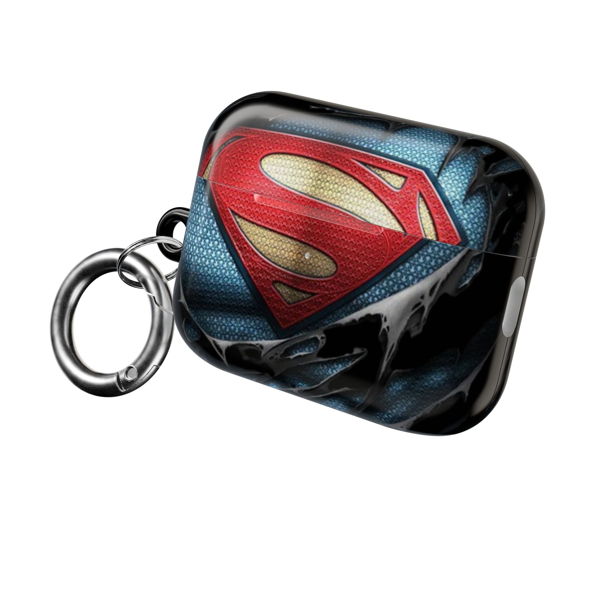 Superman Logo AirPod Case — Heroic Comic Superhero Protective Cover