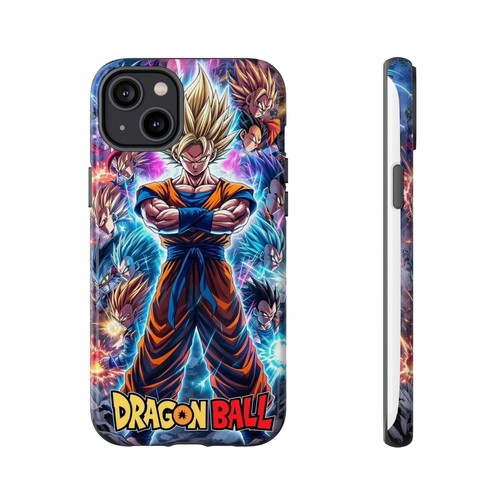 Dragon Ball Super Saiyan Phone Case — Goku Anime Tough Case