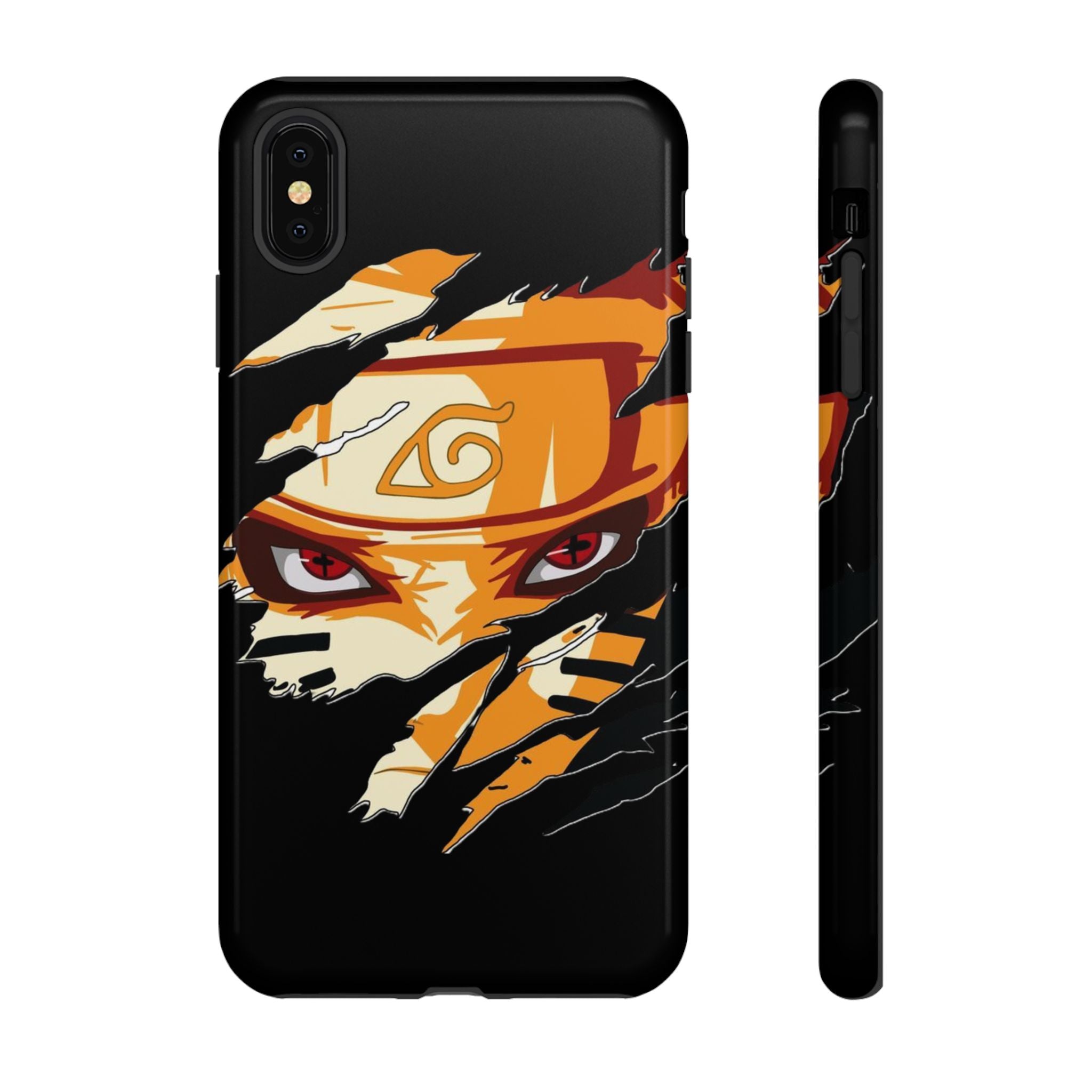 Anime Ninja Phone Case — Intense Shredded Mask Design (Tough Cases)