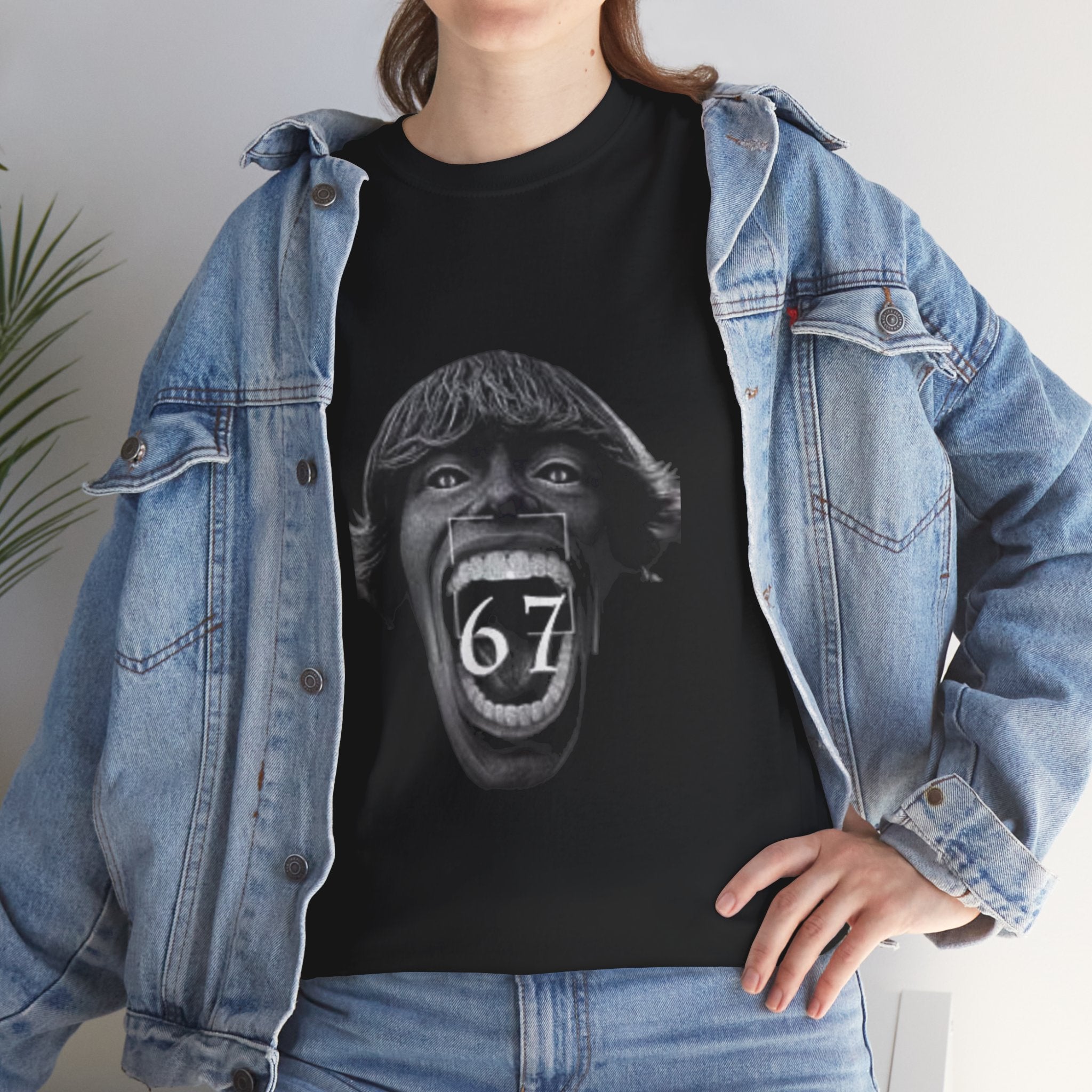 6-7, Six - Seven meme, Meme Shirt Screaming  Graphic Tee | Unisex Heavy Cotton Shirt, Unique Streetwear Fashion, Casual Wear,