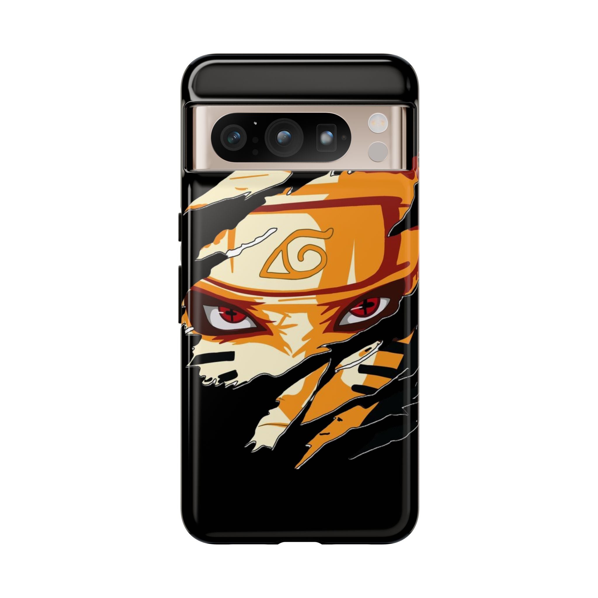 Anime Ninja Phone Case — Intense Shredded Mask Design (Tough Cases)