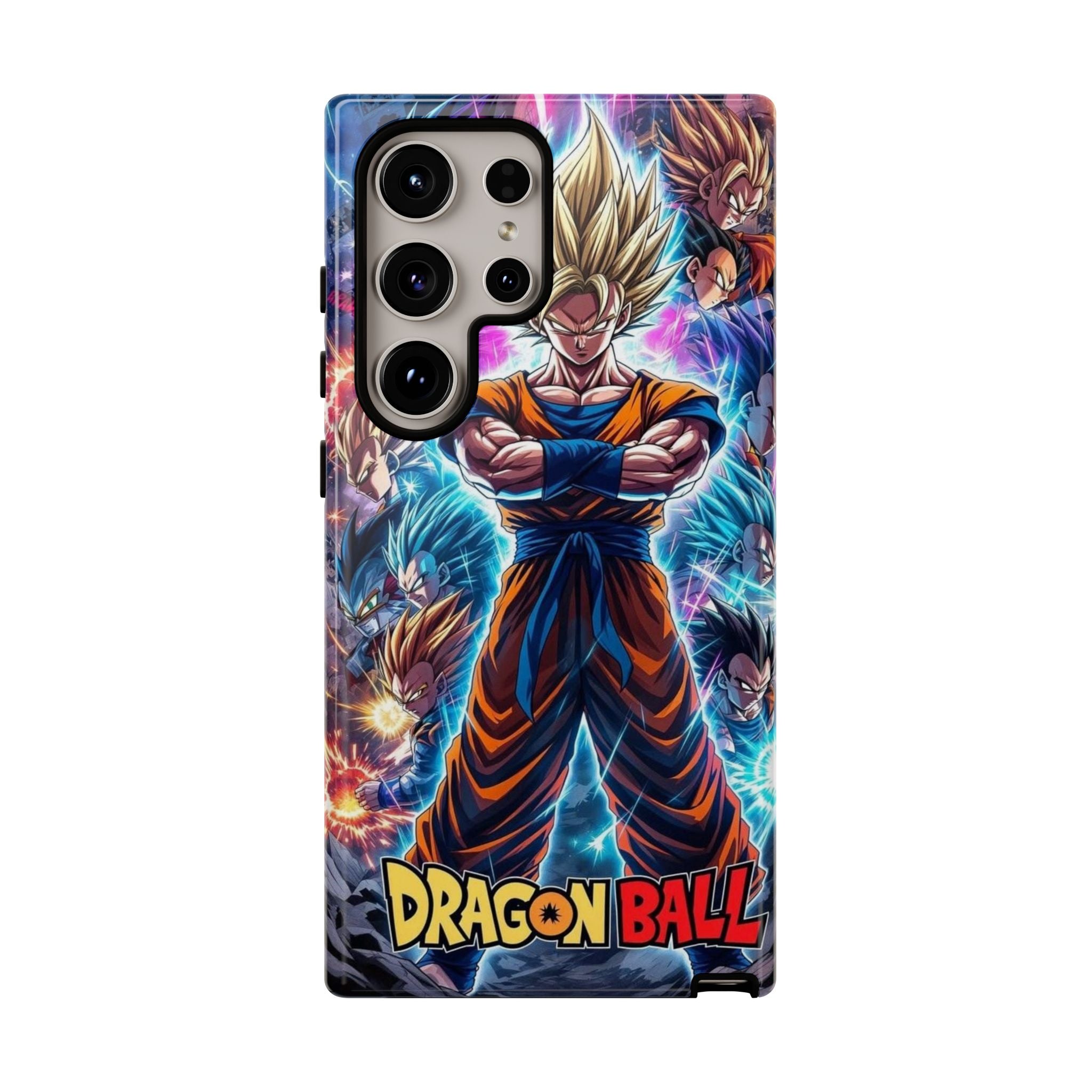 Dragon Ball Super Saiyan Phone Case — Goku Anime Tough Case
