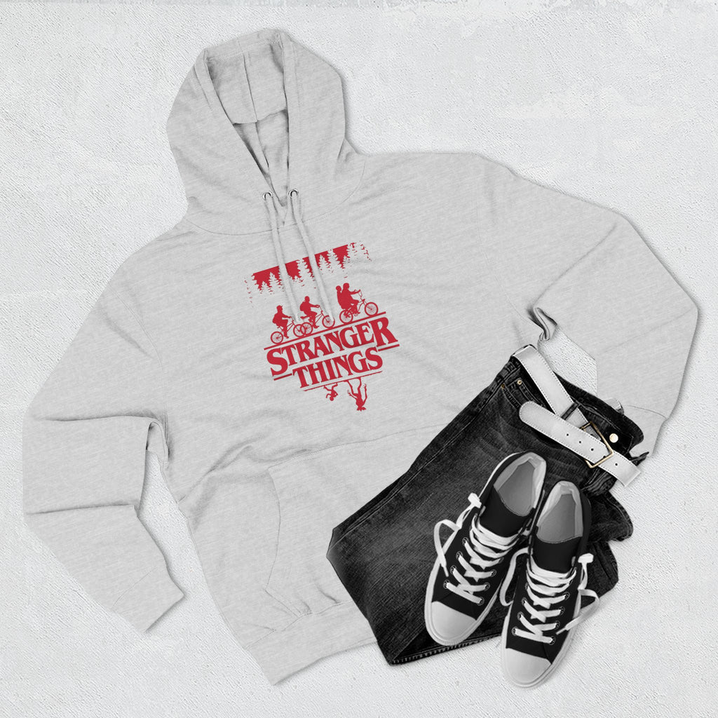 Copy of Stranger Things Fleece Hoodie – Retro Outline Logo Pullover