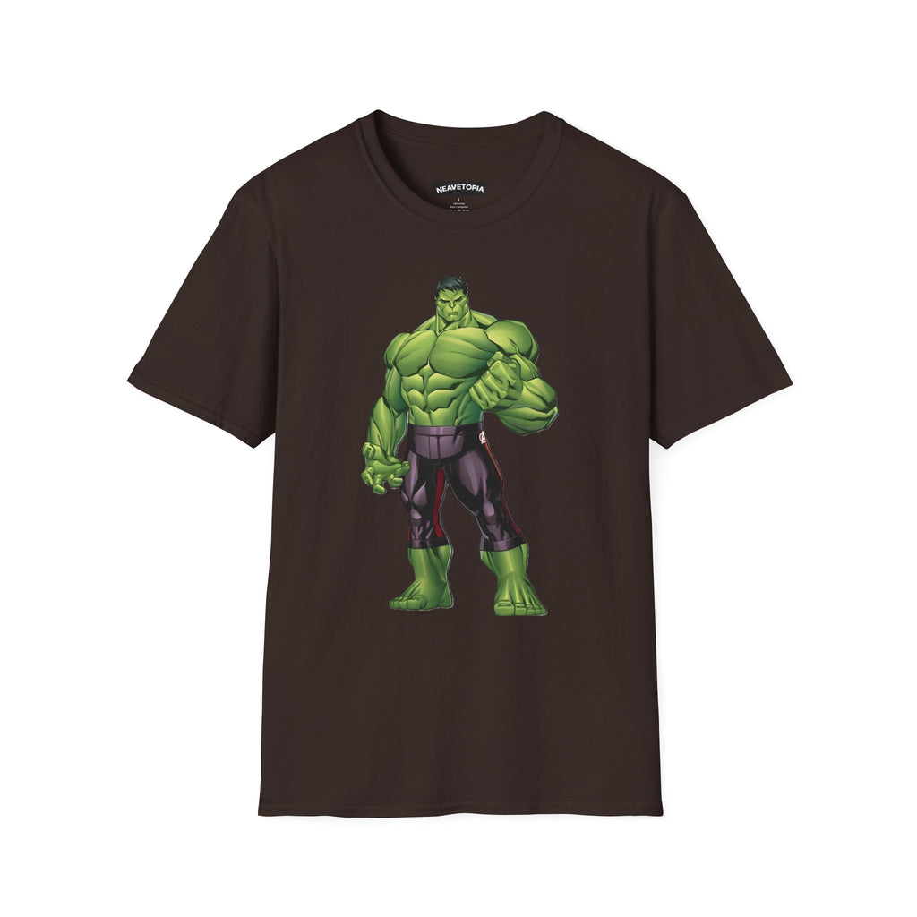 Hulk Avengers Logo T-Shirt — Marvel Hero Collage Graphic Tee