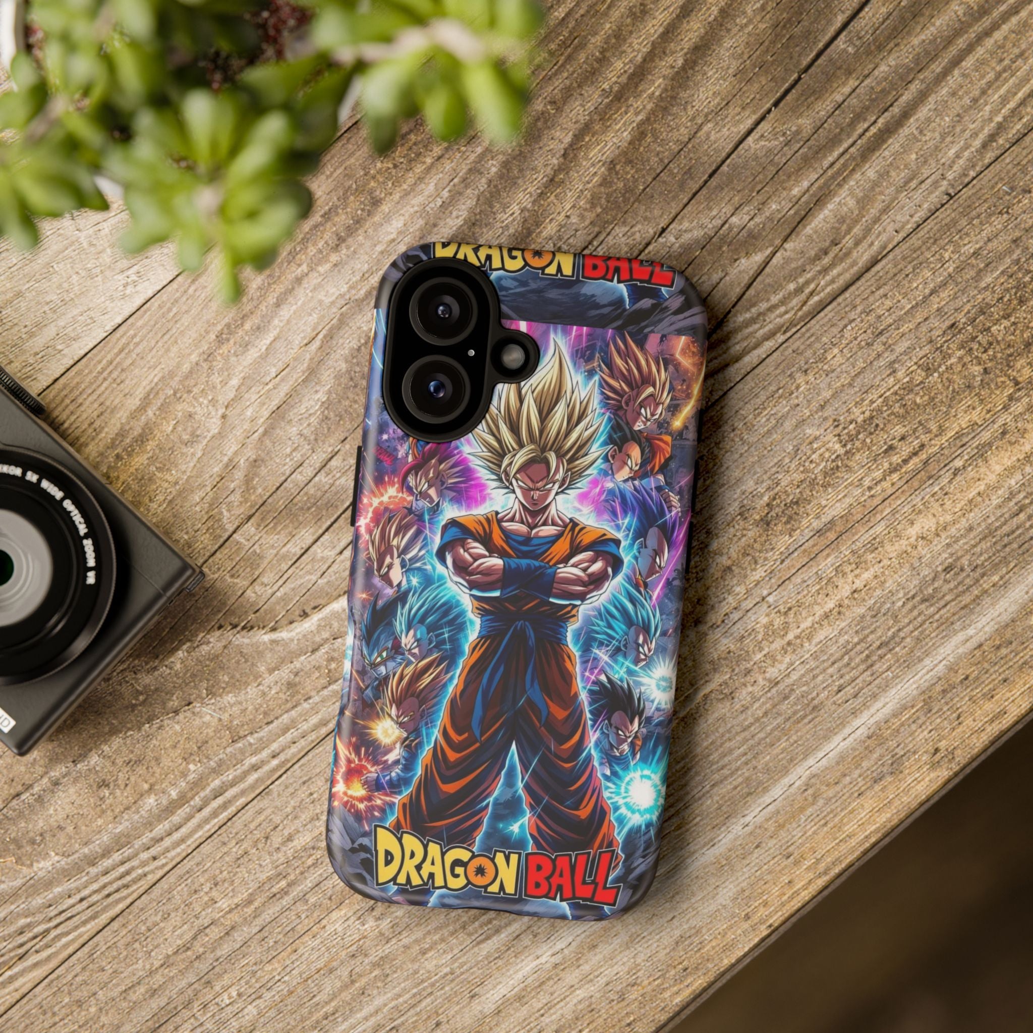Dragon Ball Super Saiyan Phone Case — Goku Anime Tough Case