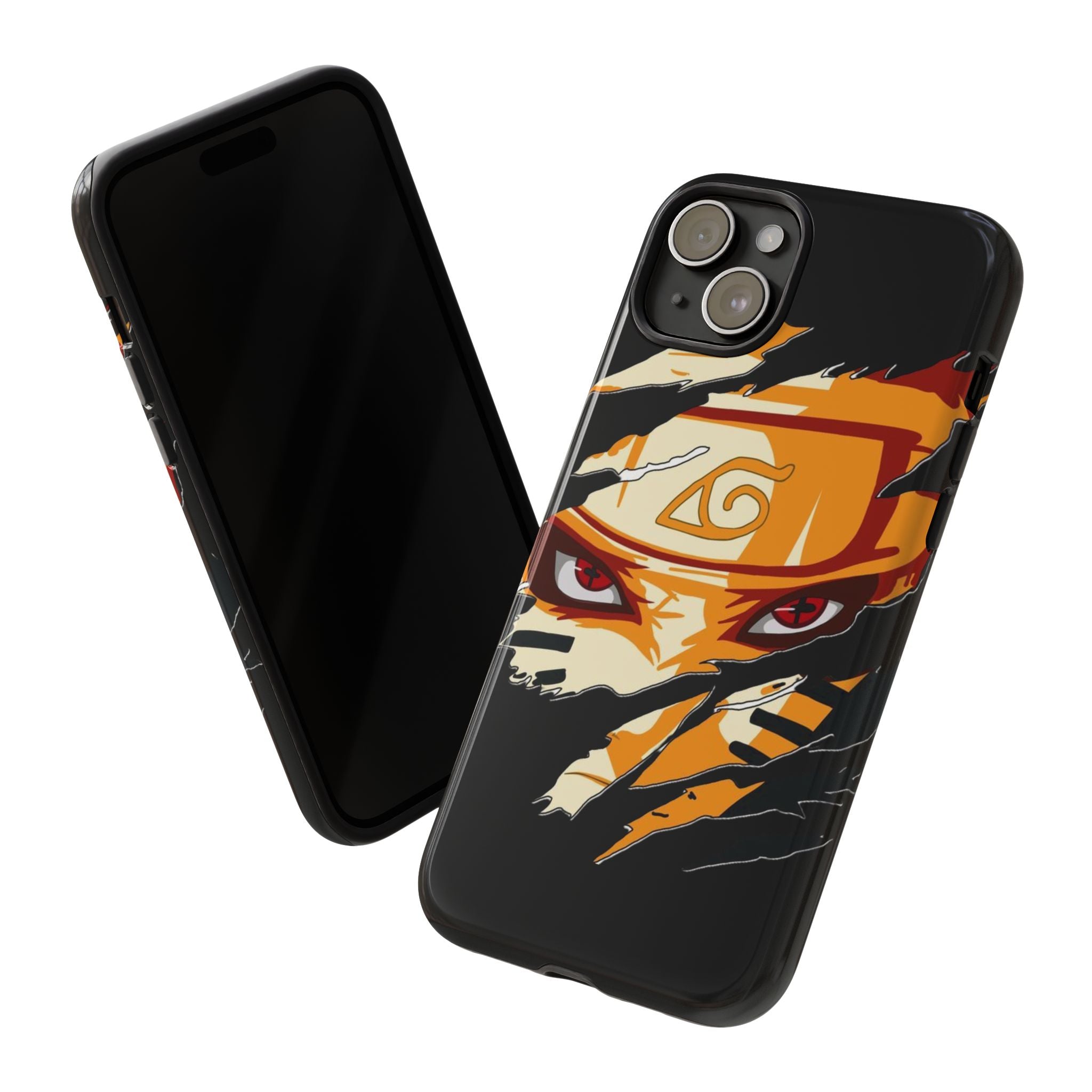 Anime Ninja Phone Case — Intense Shredded Mask Design (Tough Cases)