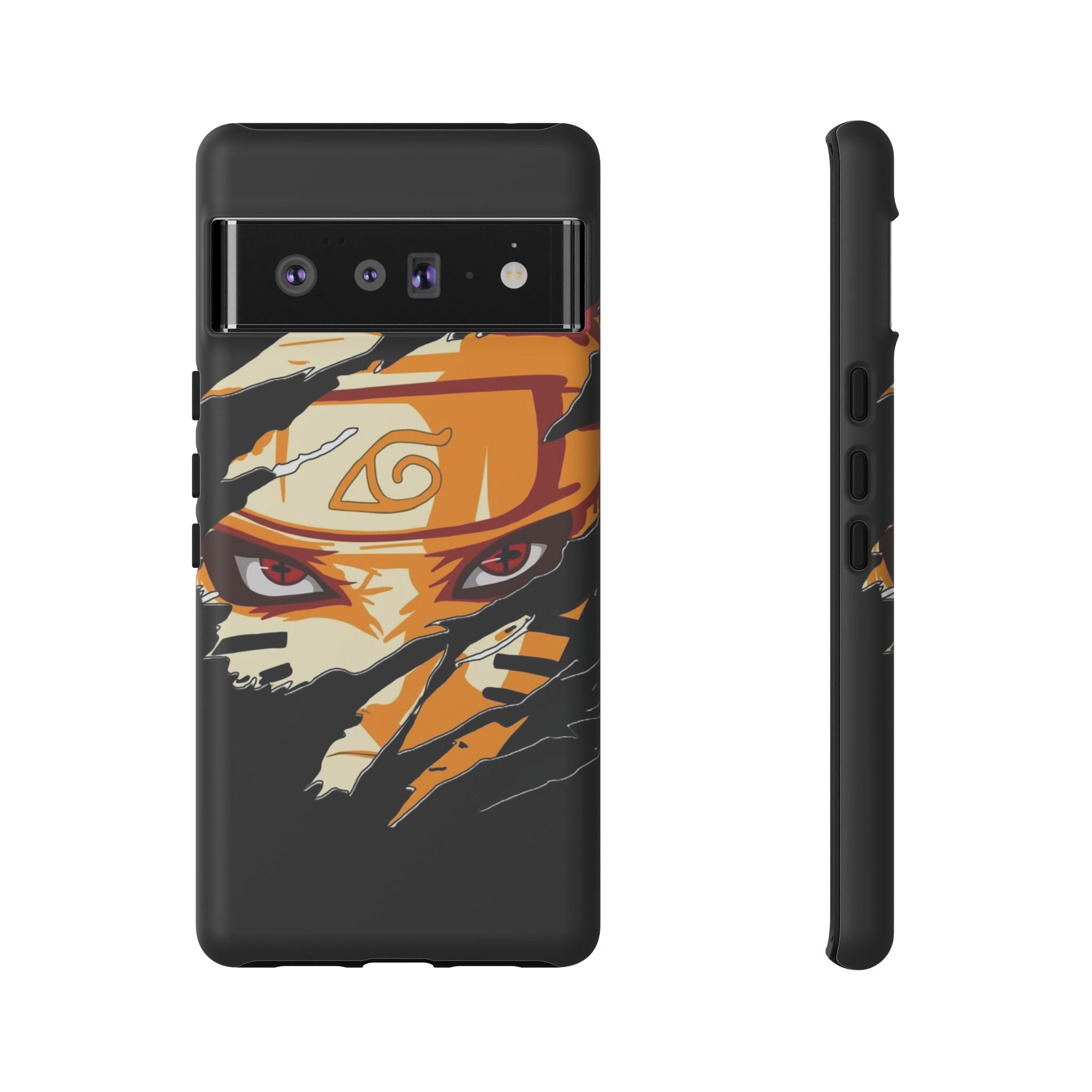 Anime Ninja Phone Case — Intense Shredded Mask Design (Tough Cases)