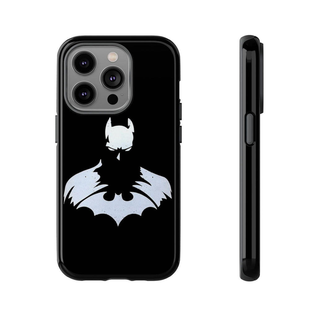 Batman Silhouette Tough Phone Case — Dark Knight Black Protective Cover