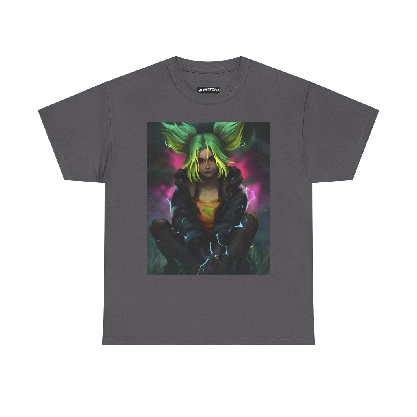 Zeri Valorant Gaming T-Shirt-Stil