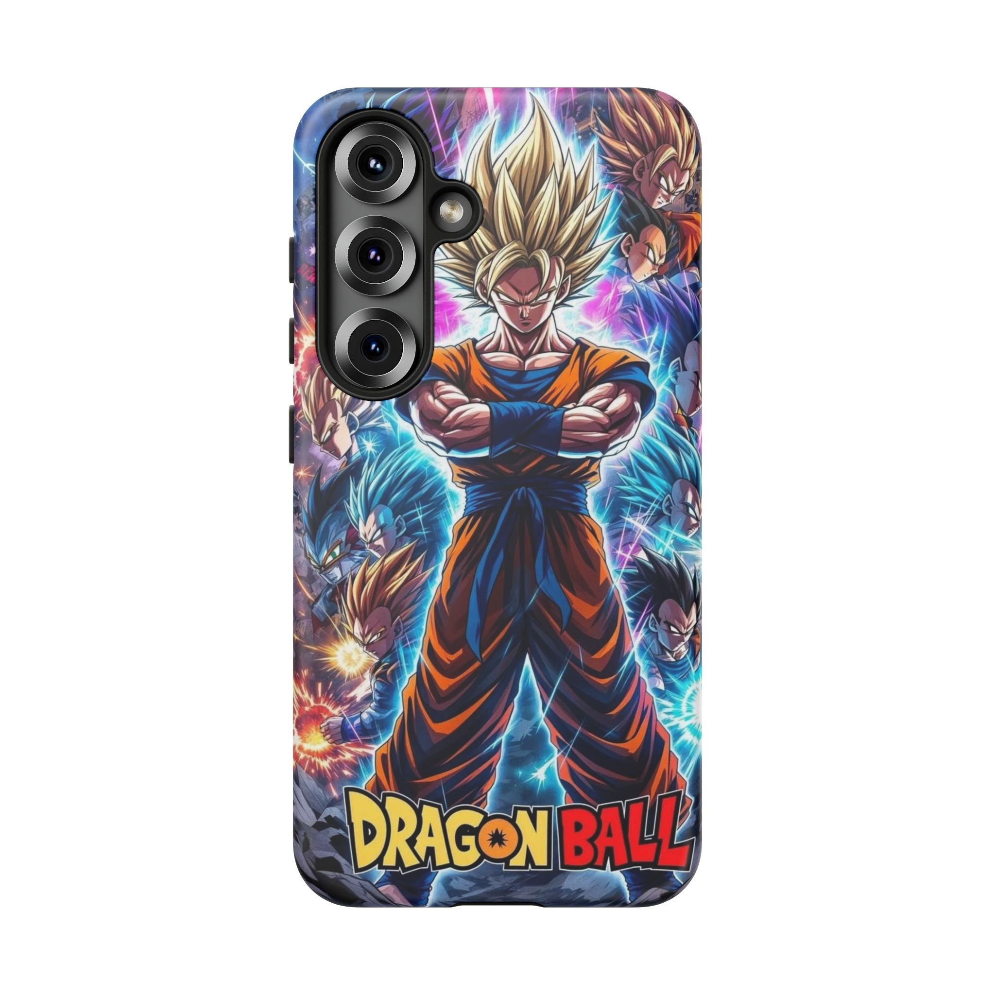 Dragon Ball Super Saiyan Phone Case — Goku Anime Tough Case