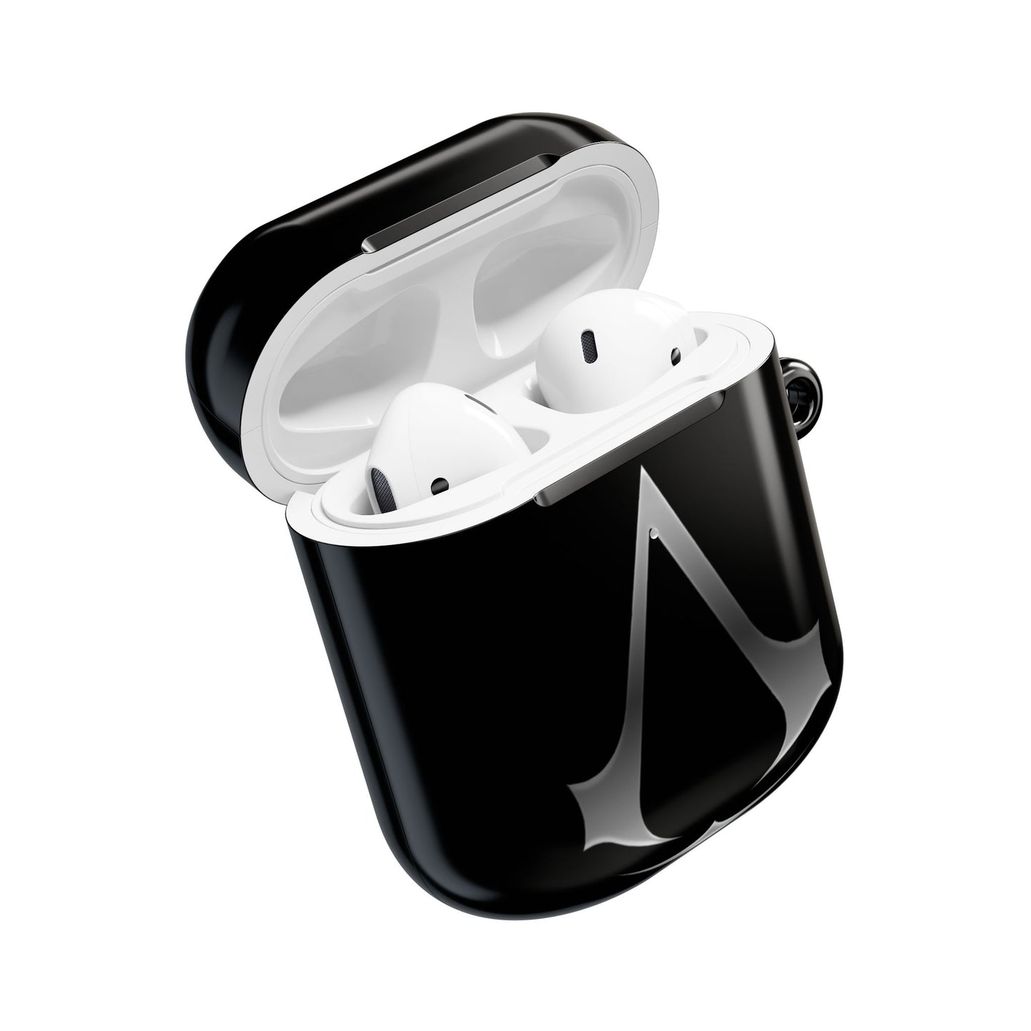Assassin’s Creed Black AirPod Case – Logo Schutzhülle für Ladecase