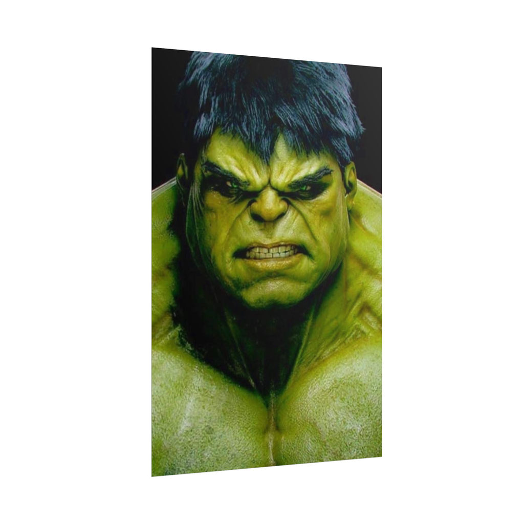 Hulk Lightning Poster — Marvel Vibrant Superhero Wall Art (Rolled Poster)