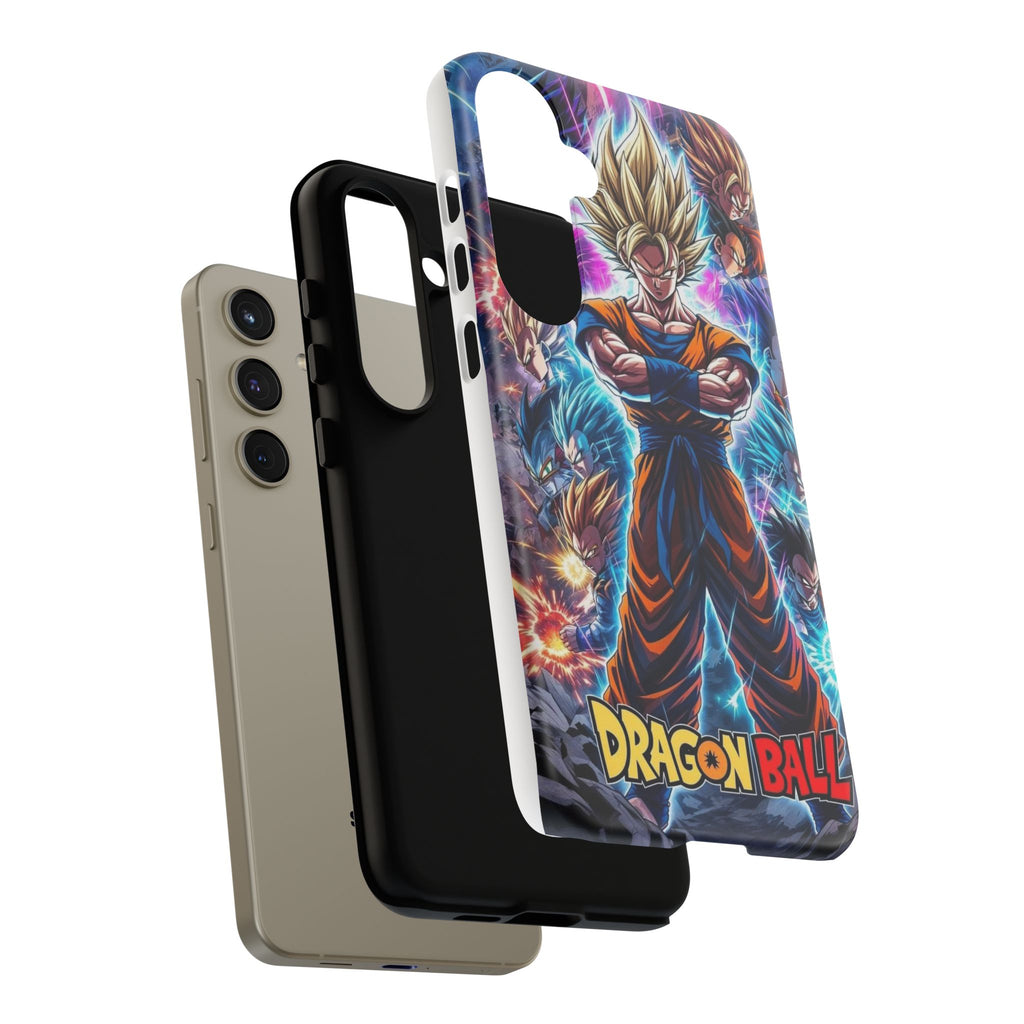 Dragon Ball Super Saiyan Phone Case — Goku Anime Tough Case