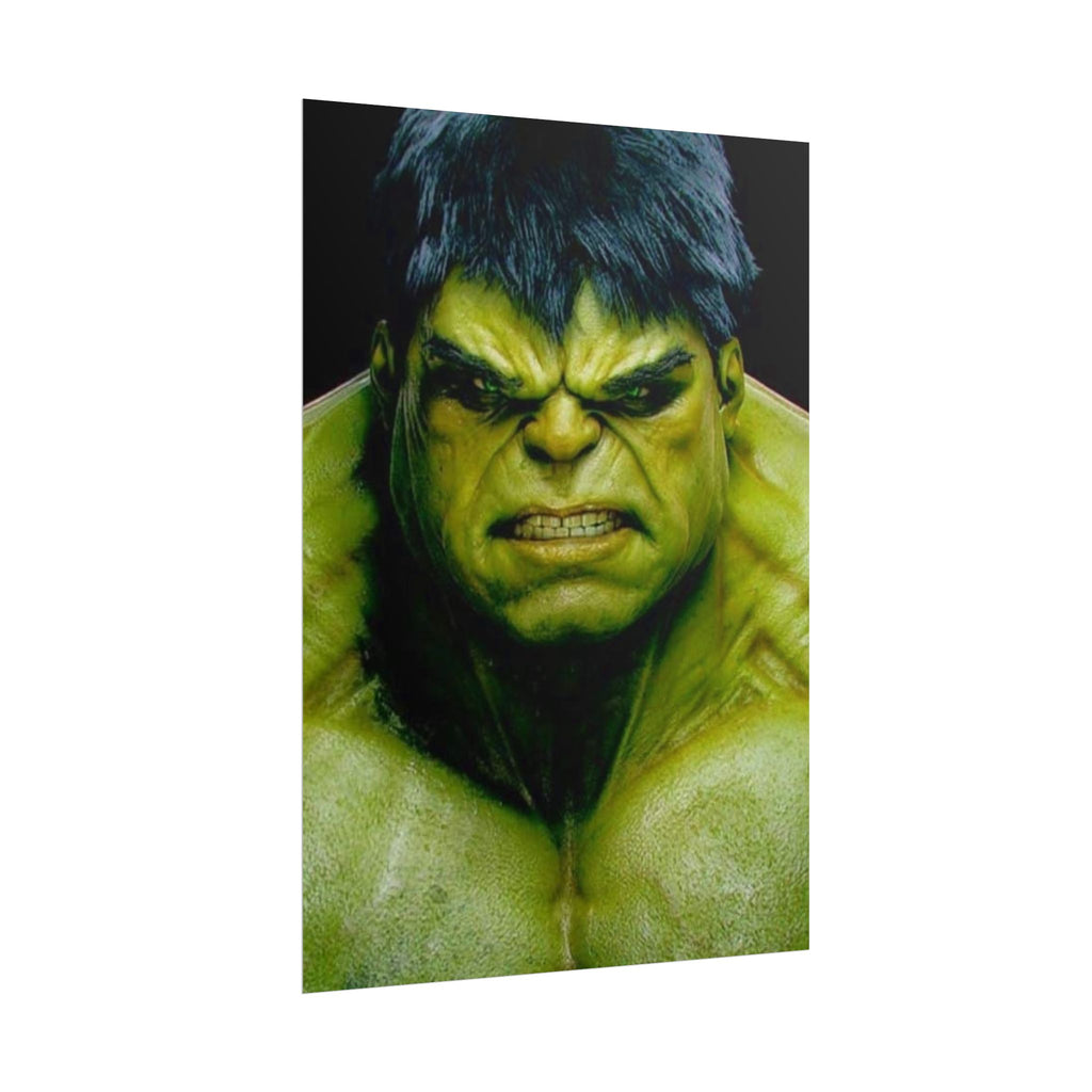 Hulk Lightning Poster — Marvel Vibrant Superhero Wall Art (Rolled Poster)