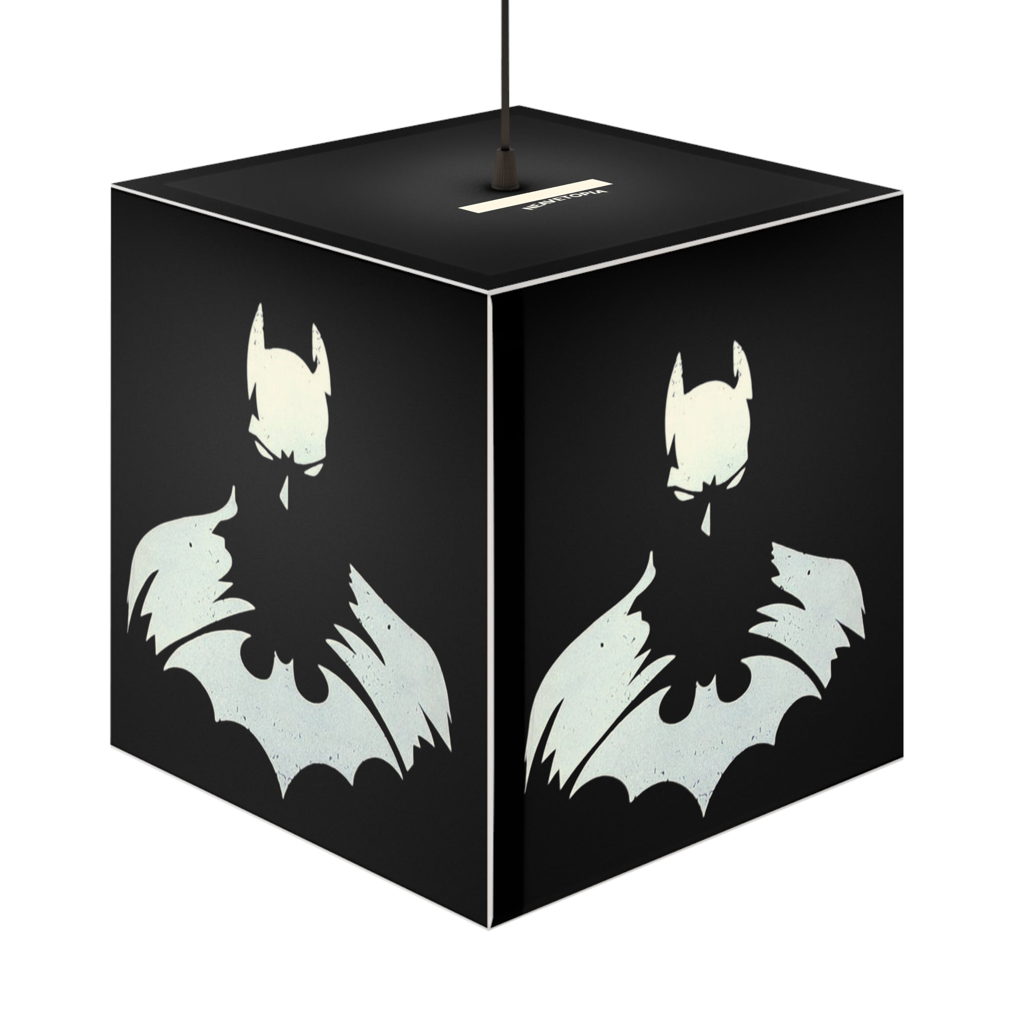 Batman Silhouette Light Cube Lamp – LED Night Light for Kids & Fans