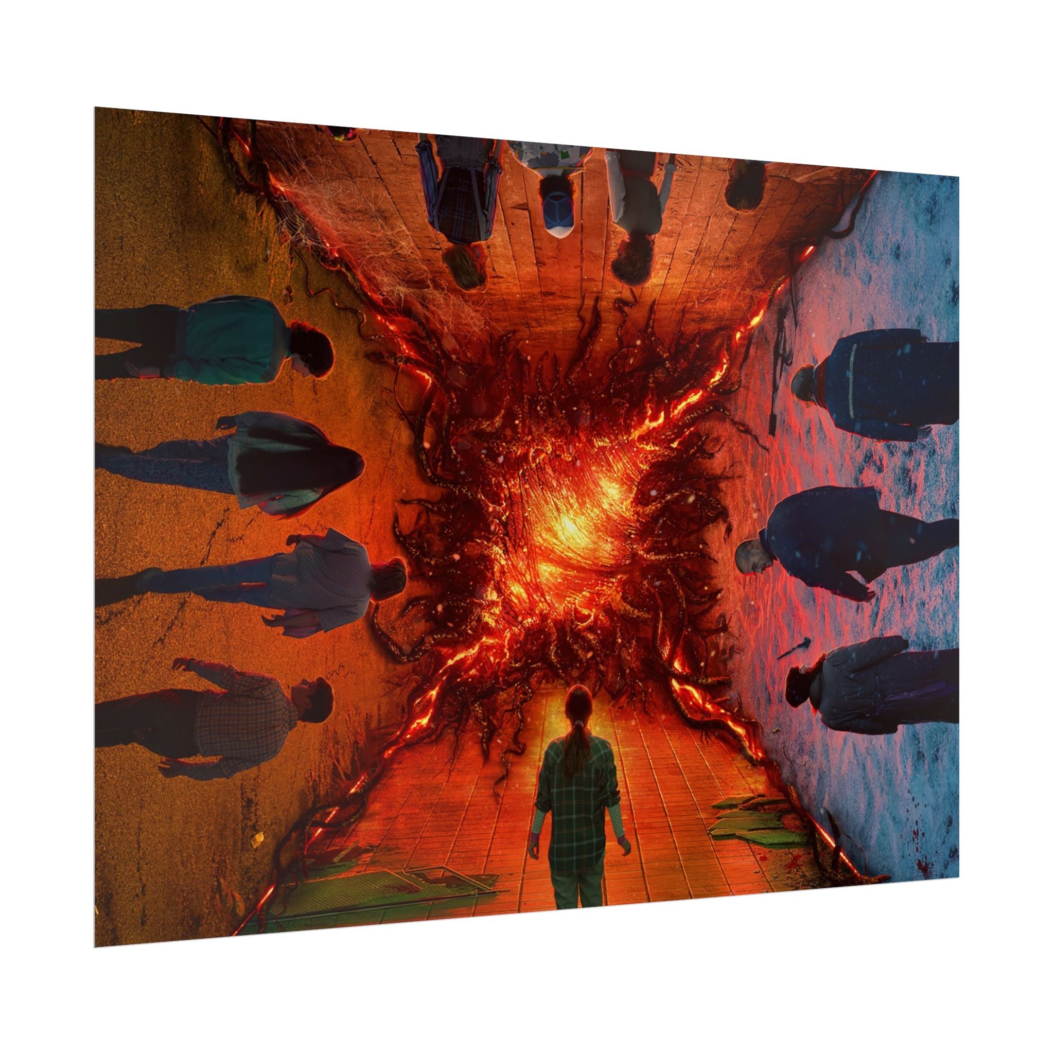 Stranger Things Upside-Down Portal Art Print