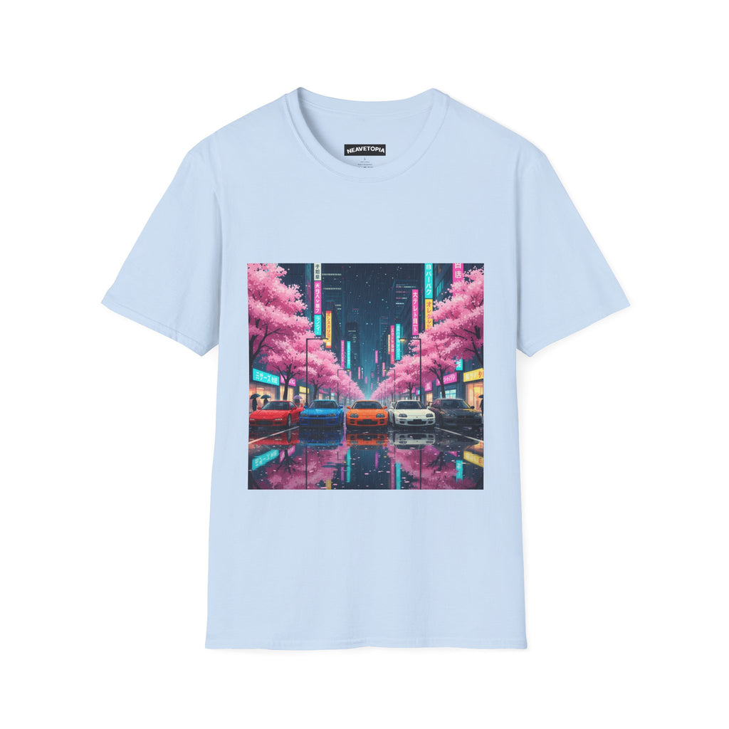Anime Style Retro Dreamy JDM cars Street Unisex Softstyle T-Shirt