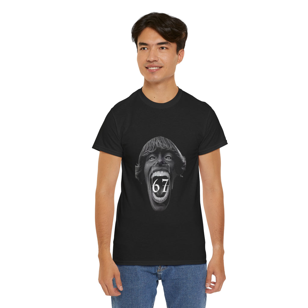 6-7, Six - Seven meme, Meme Shirt Screaming  Graphic Tee | Unisex Heavy Cotton Shirt, Unique Streetwear Fashion, Casual Wear,