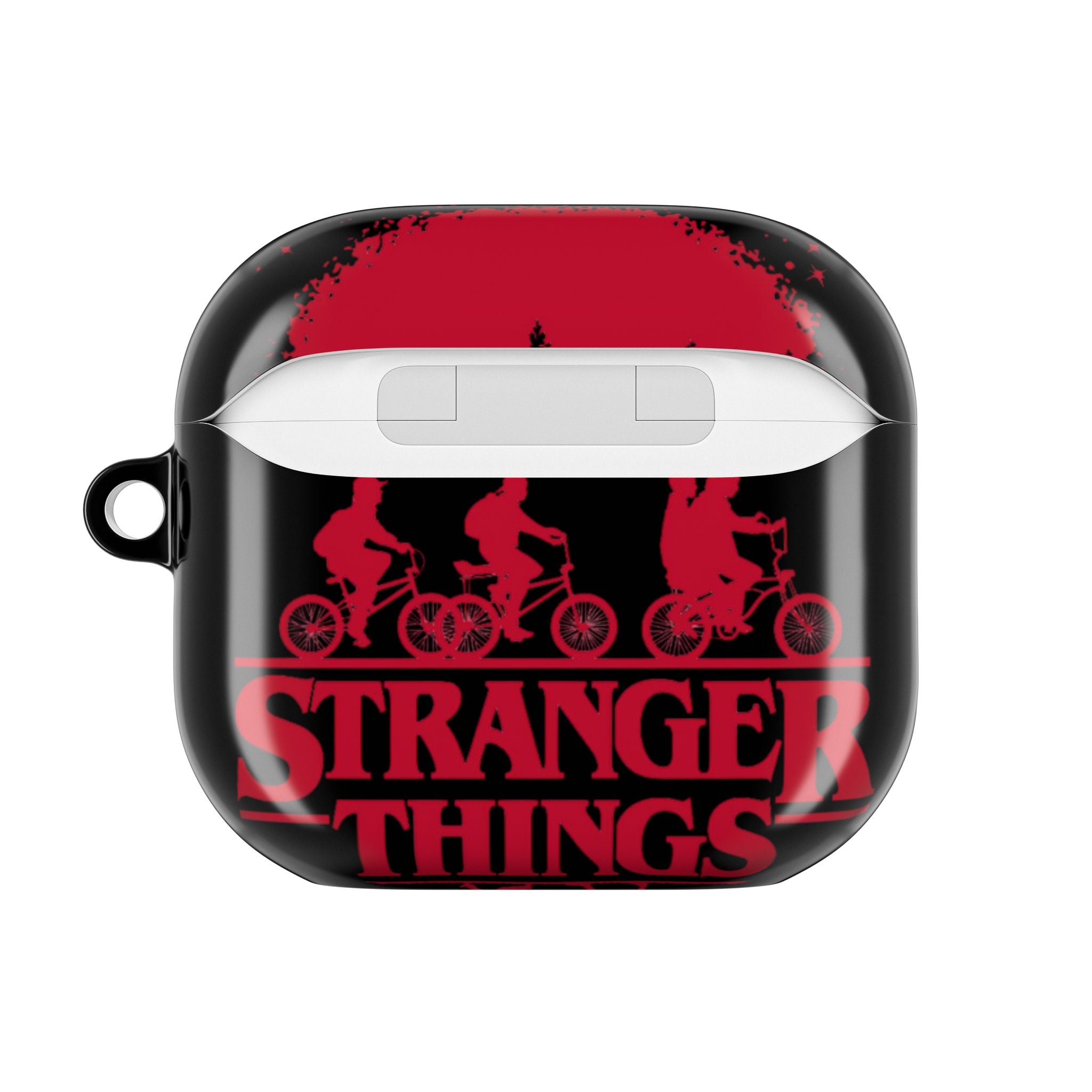 Stranger Things AirPod Case – Retro 80s Sci‑Fi Bike Silhouette Protective Cover