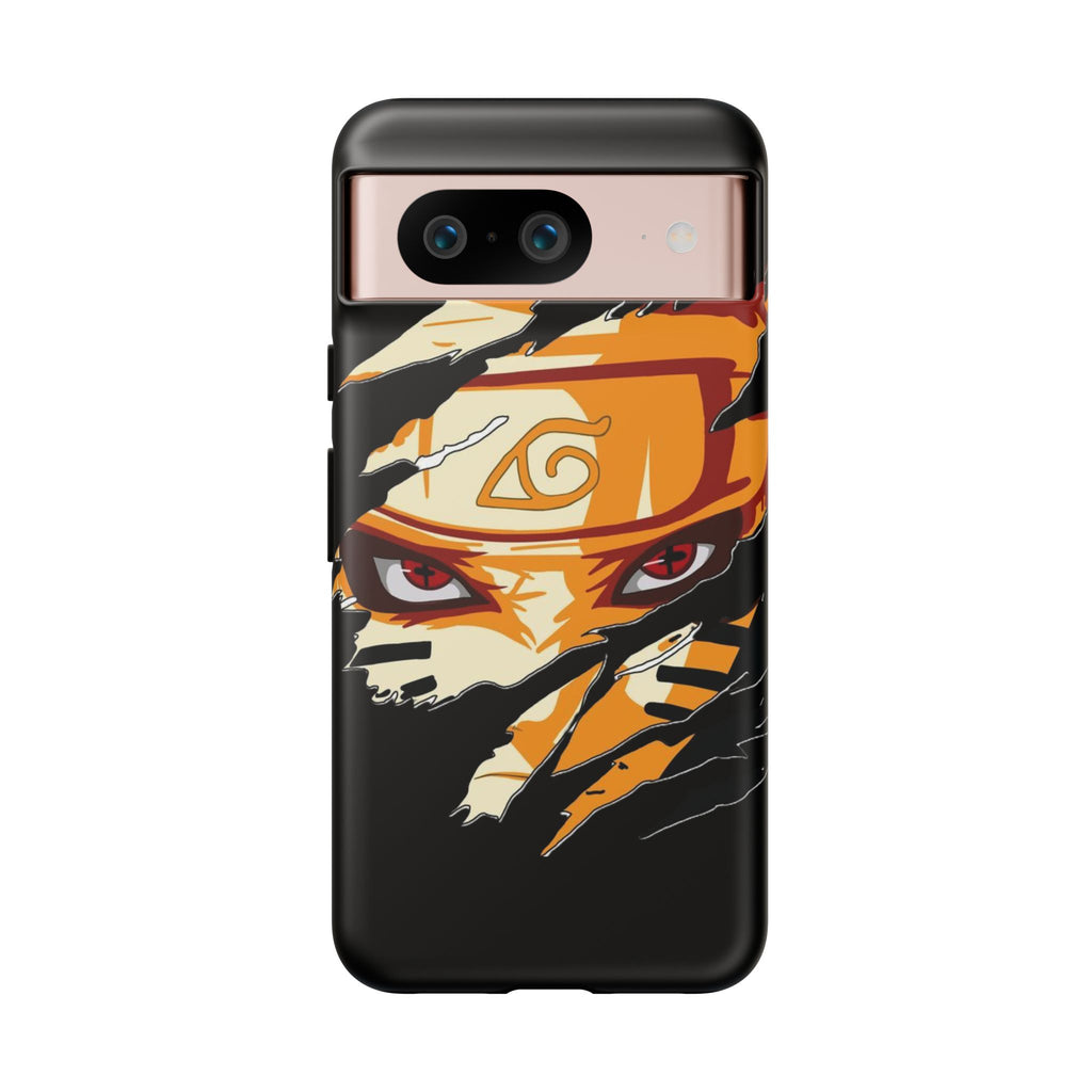 Anime Ninja Phone Case — Intense Shredded Mask Design (Tough Cases)